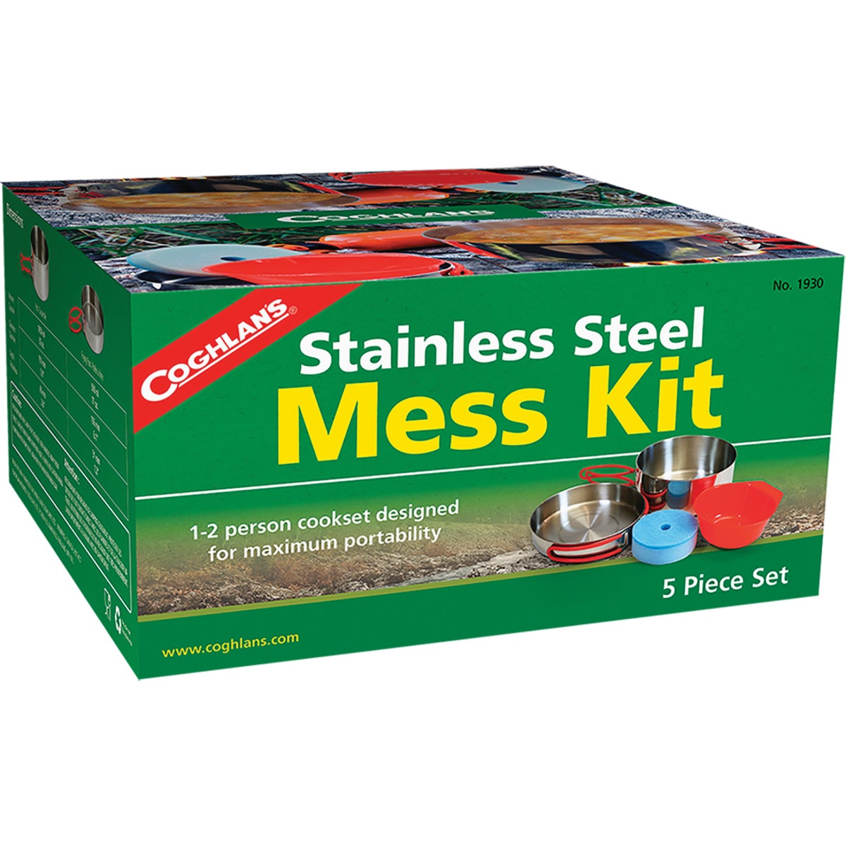 5PC STAINLESS MESS KIT