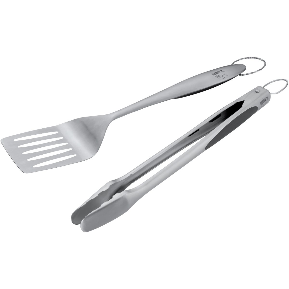 SS BBQ 2 PC TOOL SET