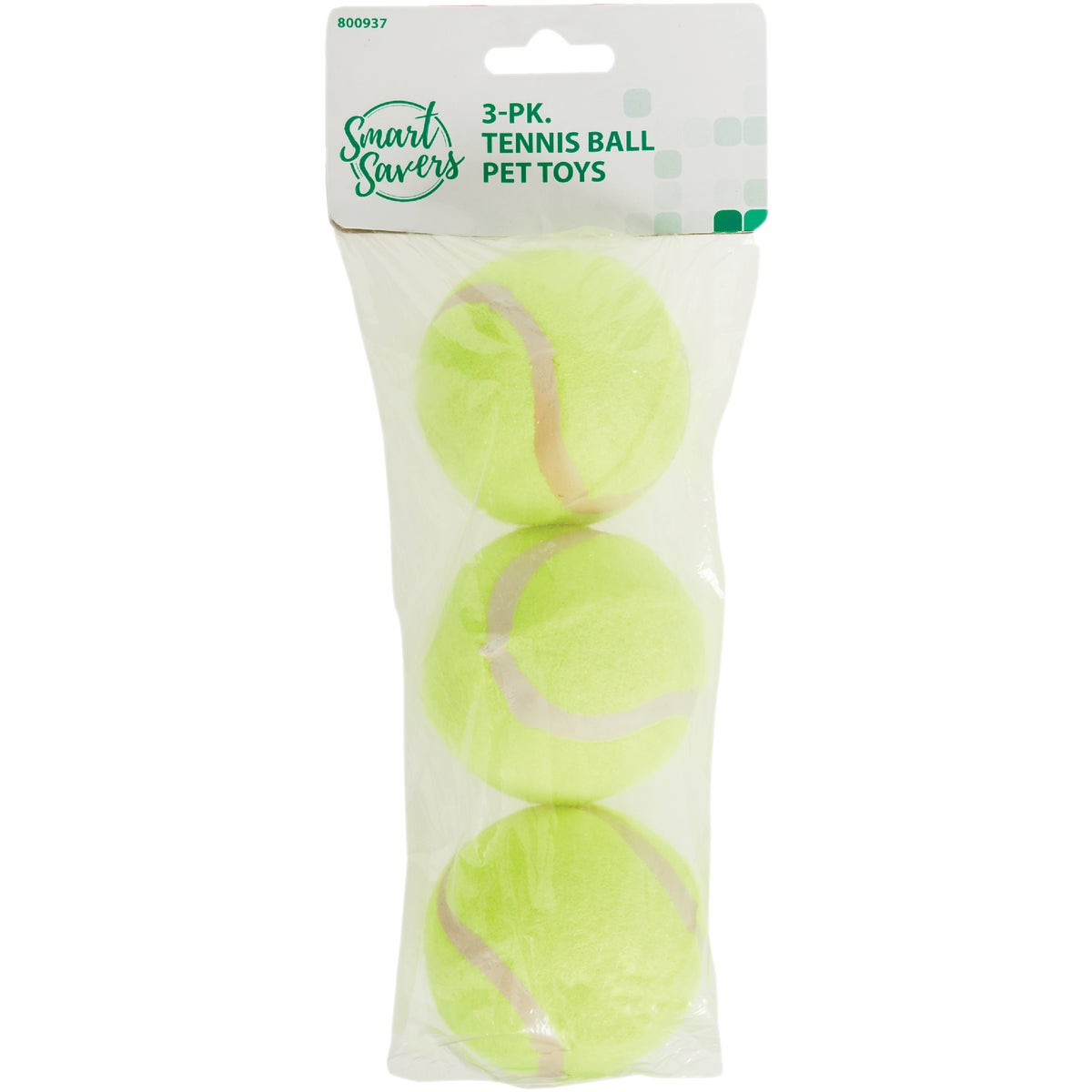 3PK TENNIS BALLS PET TOY