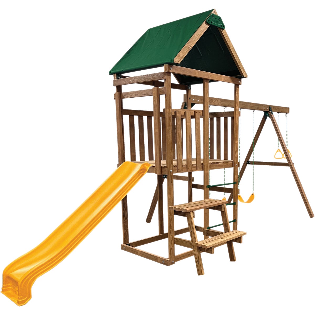 Swing N Slide Jamboree Fort Complete Swing Set Kit With Slide