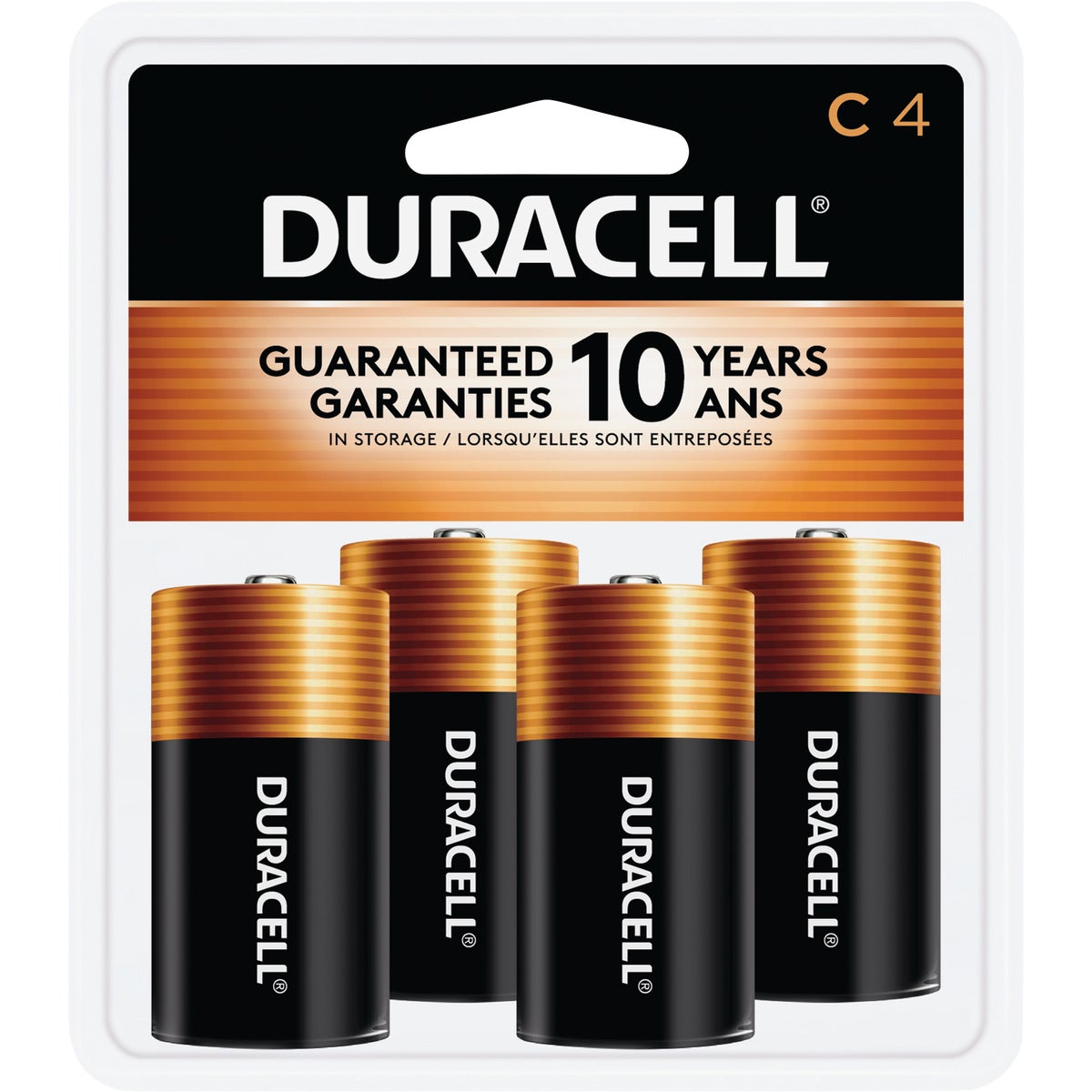 Duracell CopperTop C Alkaline Battery (4-Pack)