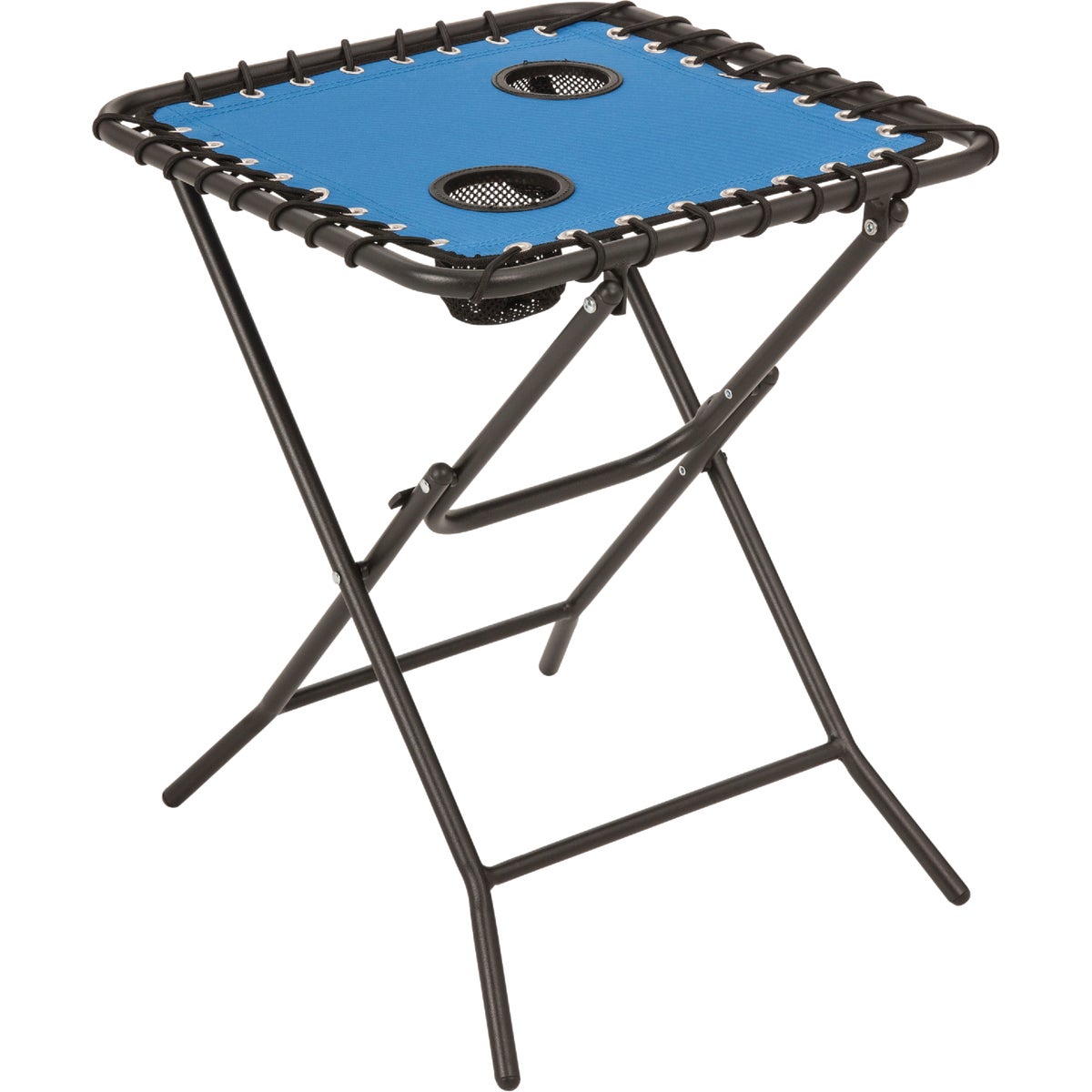 BLUE FOLDING SIDE TABLE