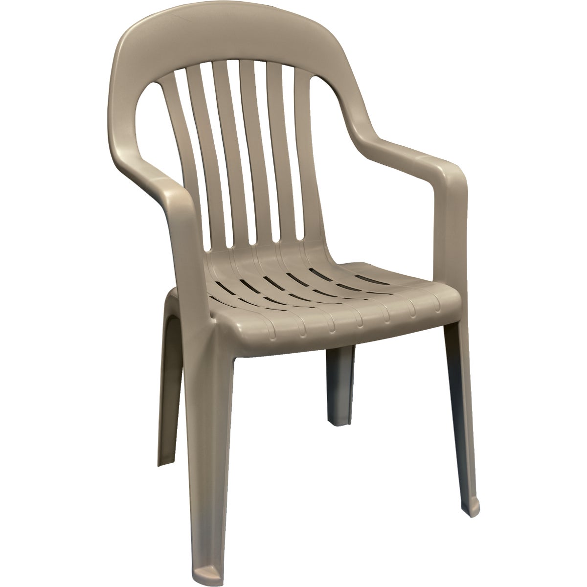 Adams Portobello Resin High Back Stackable Chair