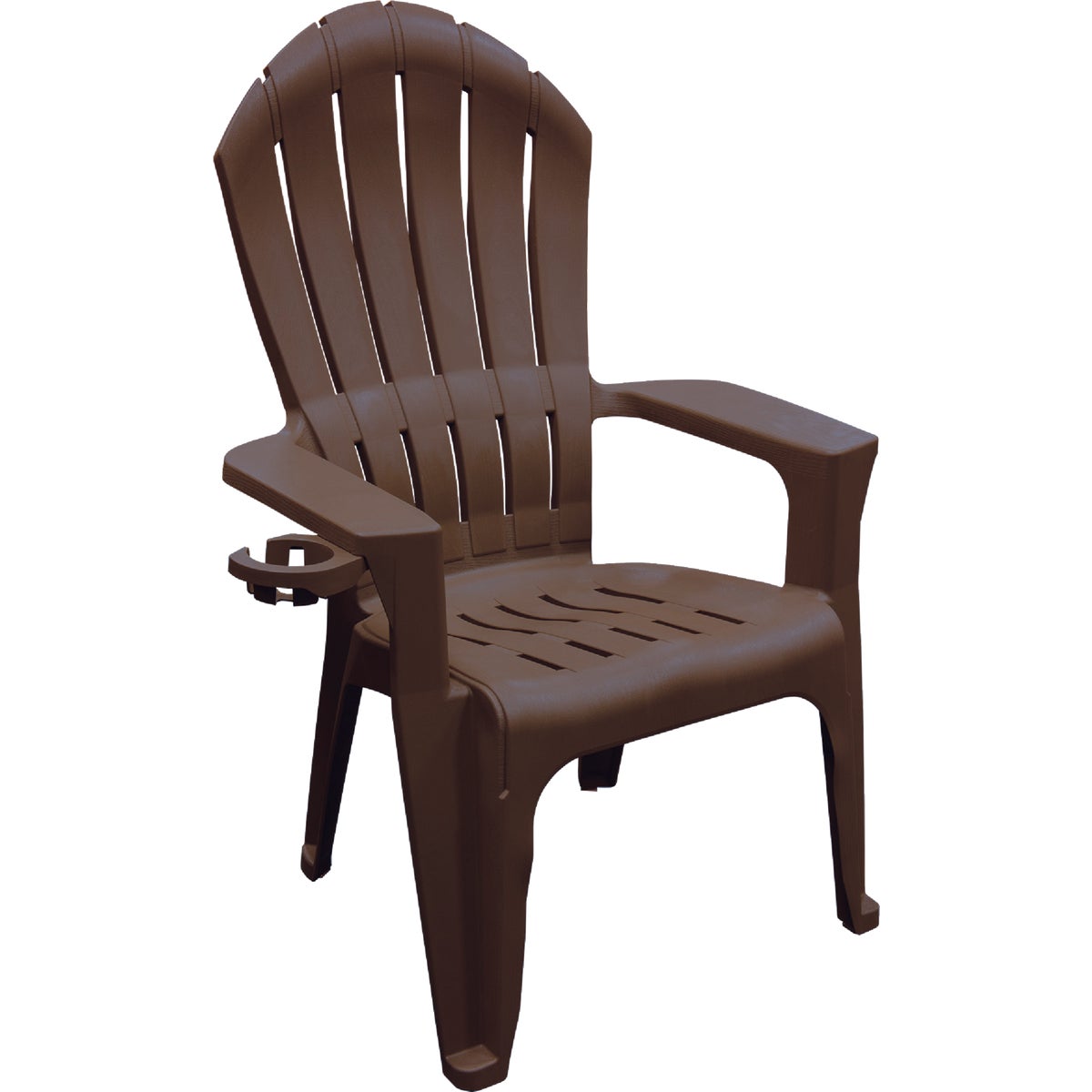 Adams Big Easy Earth Brown Resin Adirondack Chair