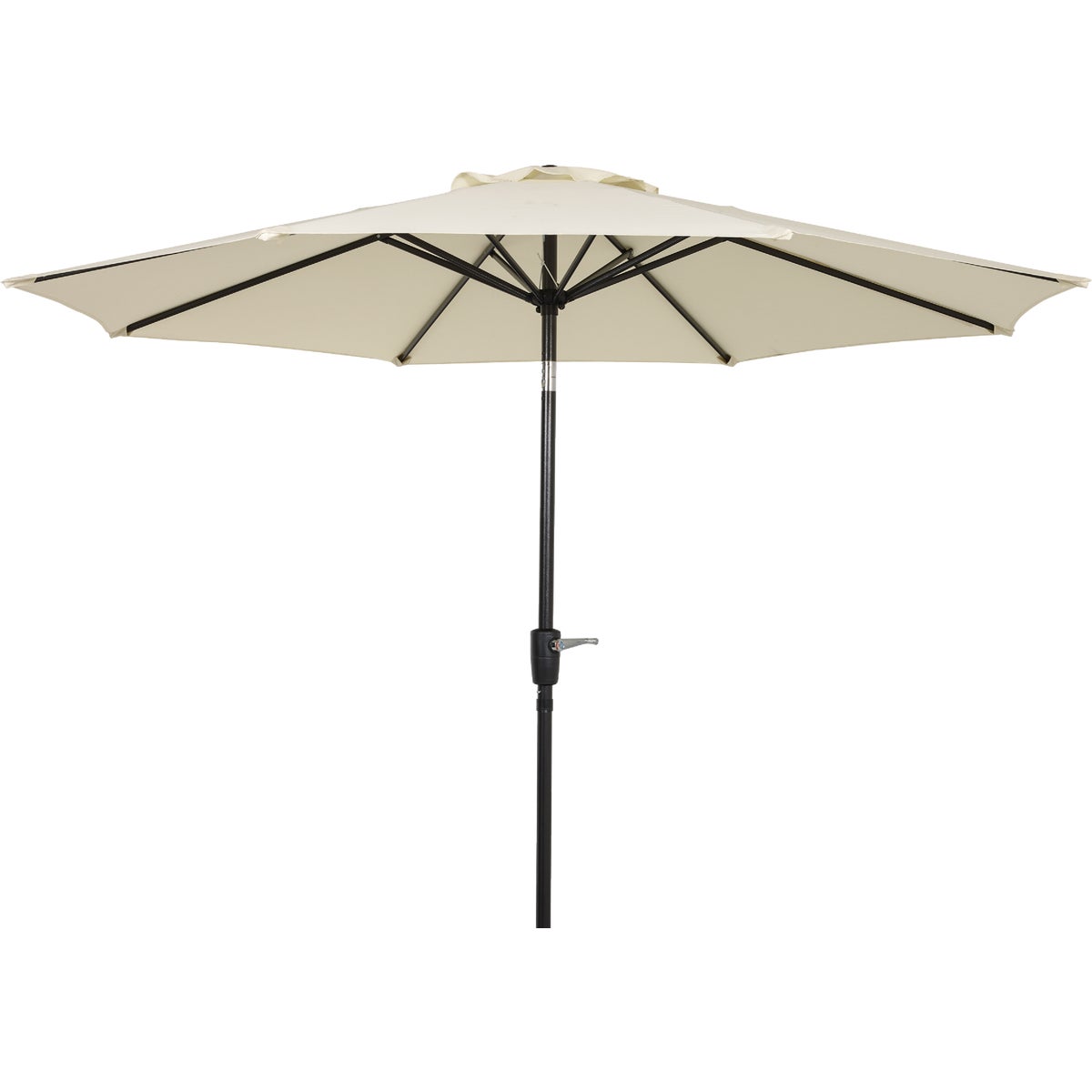 9′ CREAM ALUM UMBRELLA