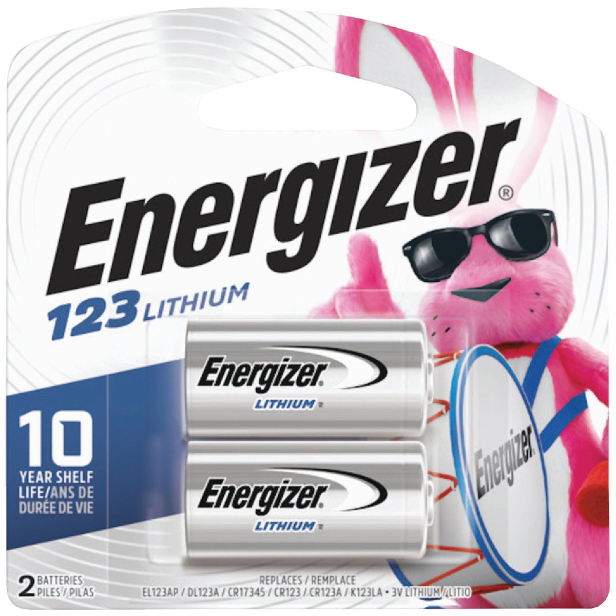 Energizer 123 Lithium 3V Photo Battery (2-Pack)