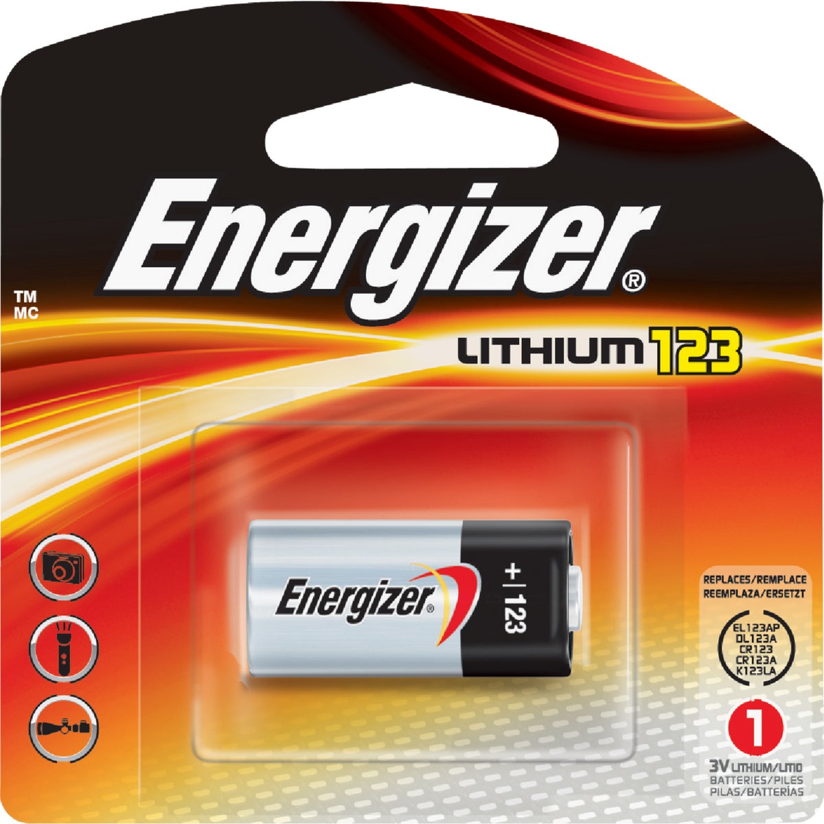 Energizer 123 Lithium 3V Photo Battery