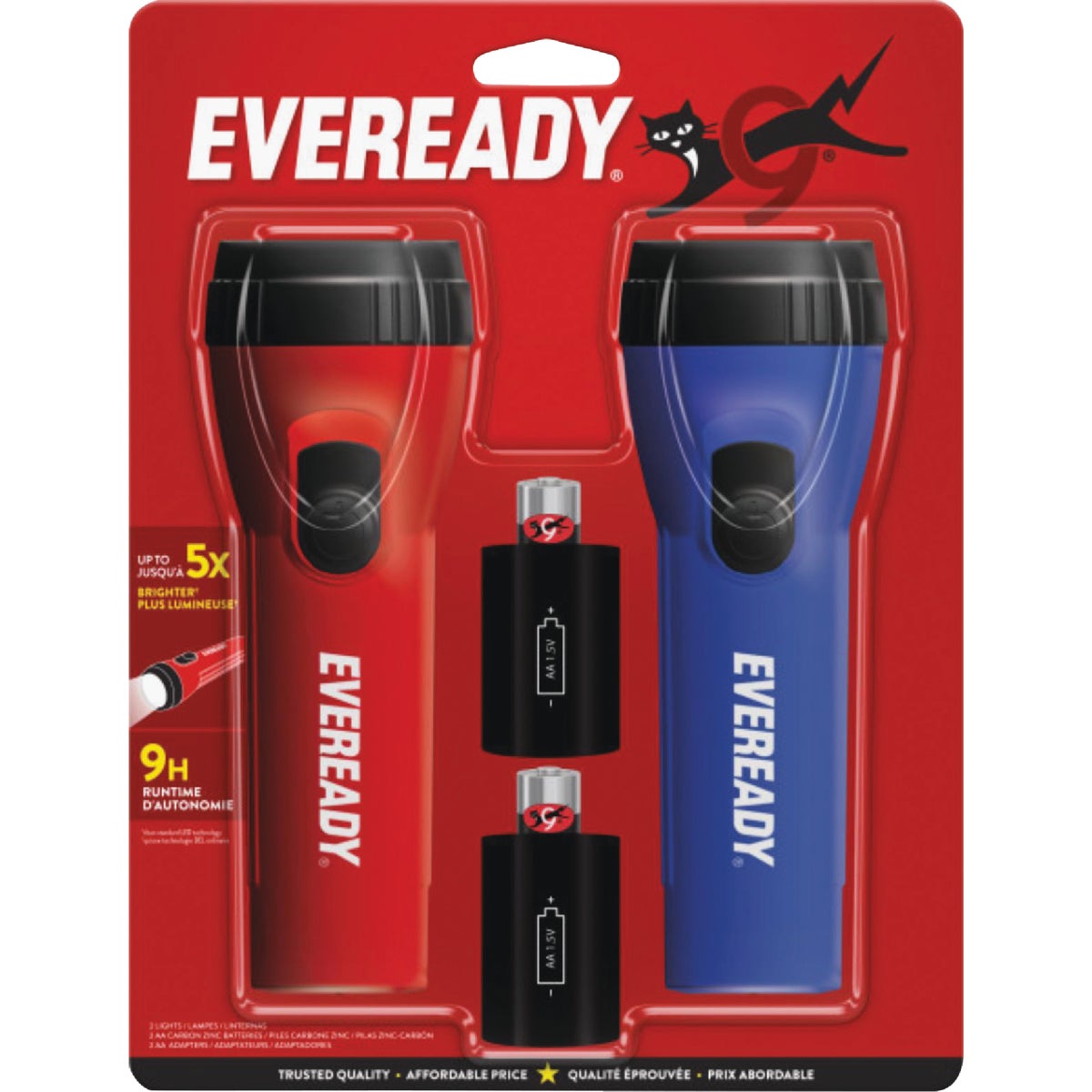 Eveready 7 Lm. LED 2D General Purpose Flashlight Set