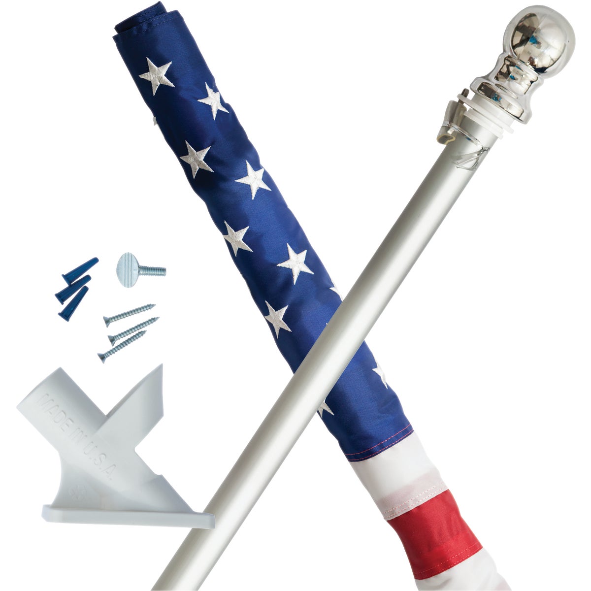 5FT SPINNER FLAGPOLE SET