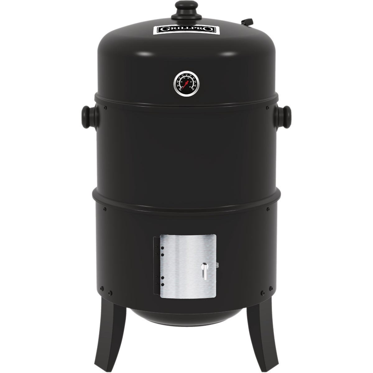 GrillPro 16 In. 400 Sq. In. Upright Traditional Water Charcoal Smoker