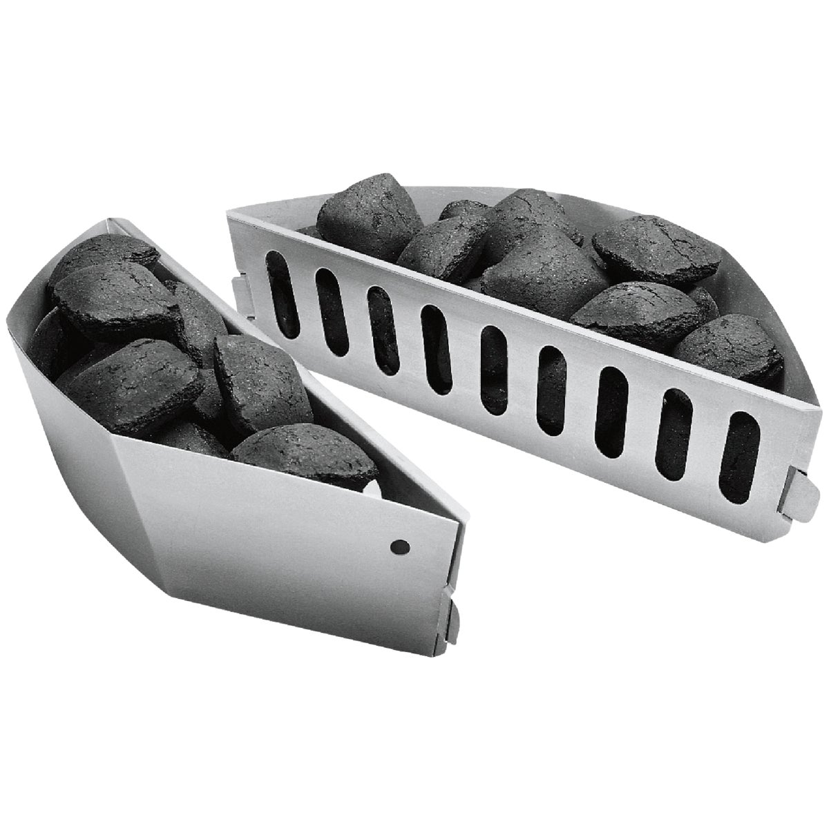 Char-Basket Aluminized Steel Charcoal Fuel Holders (2-Pack)