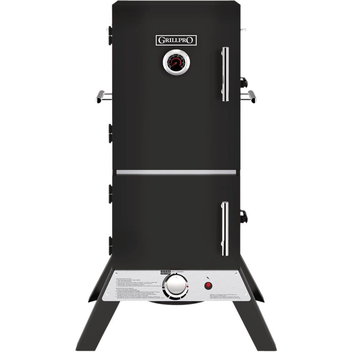 GrillPro 15,000 BTU LP Gas Vertical Propane Smoker