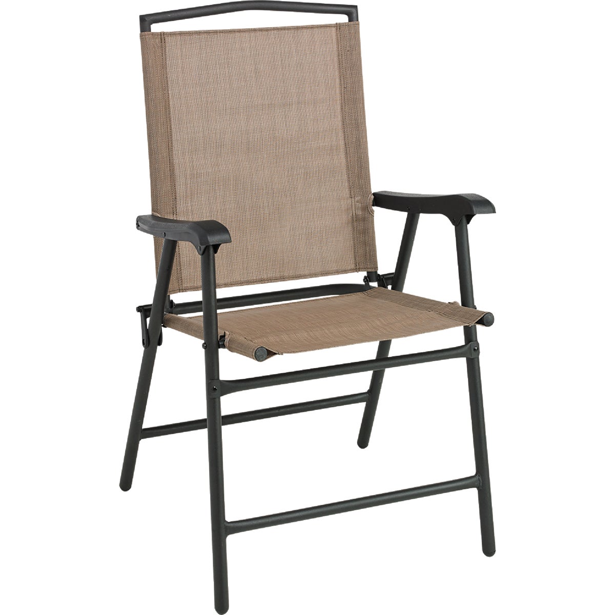 Four Seasons Courtyard Marbella Tan Folding Chair