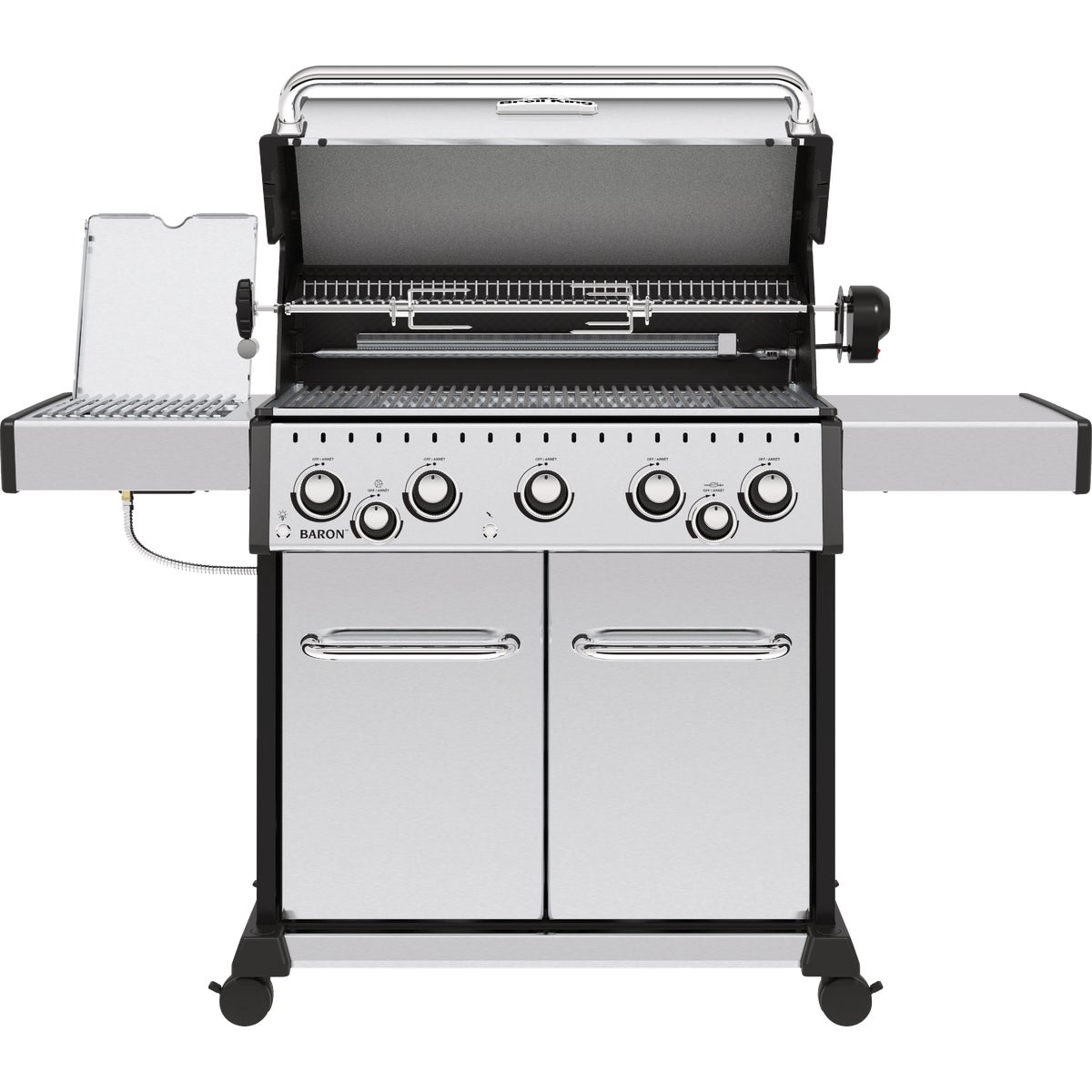 Broil King Baron S 590 Pro IR 5-Burner Stainless Steel 45,000 BTU LP Gas Grill