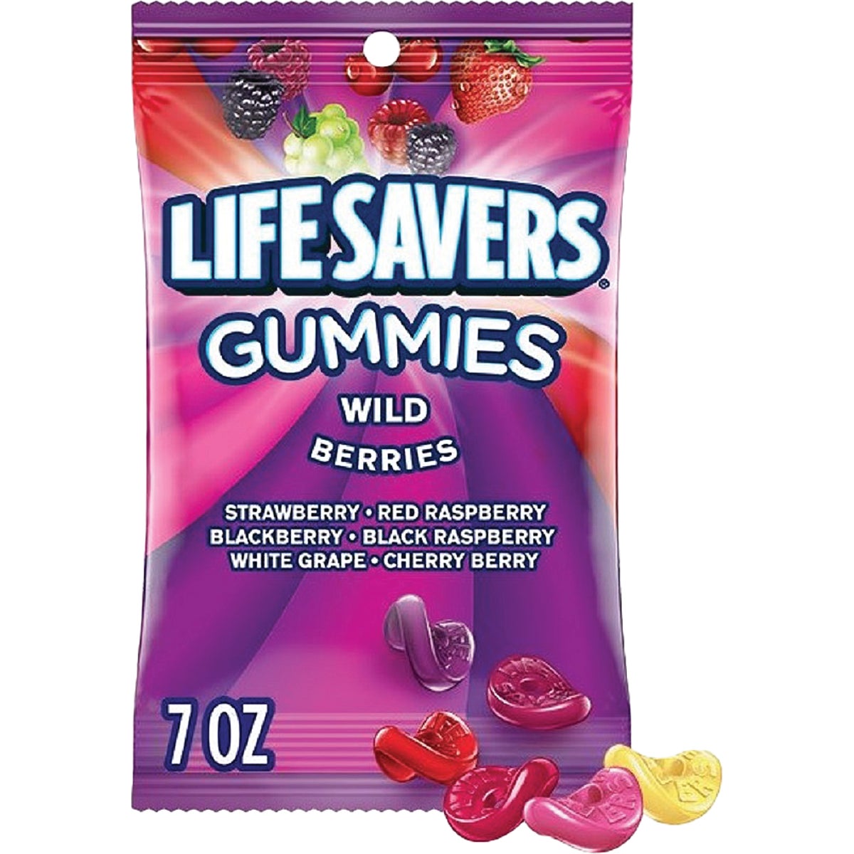 Life Savers 7 Oz. Wild Berries Gummies Candy