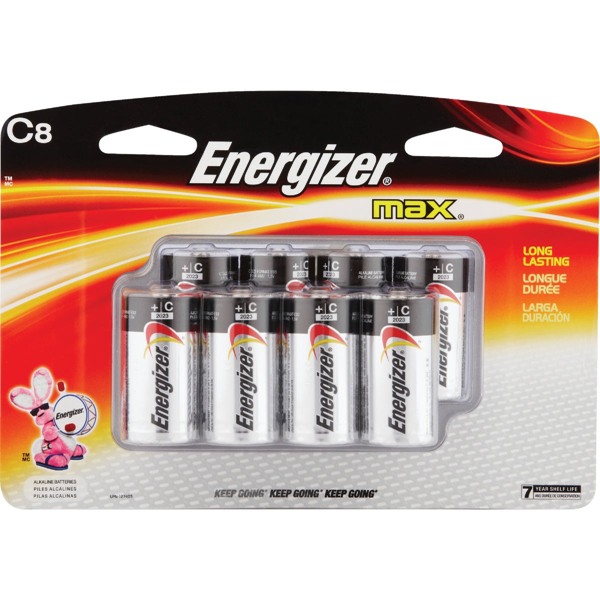 8PK C ALKALINE BATTERY