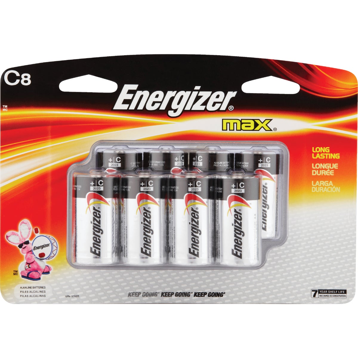 Energizer Max C Alkaline Battery (8-Pack)