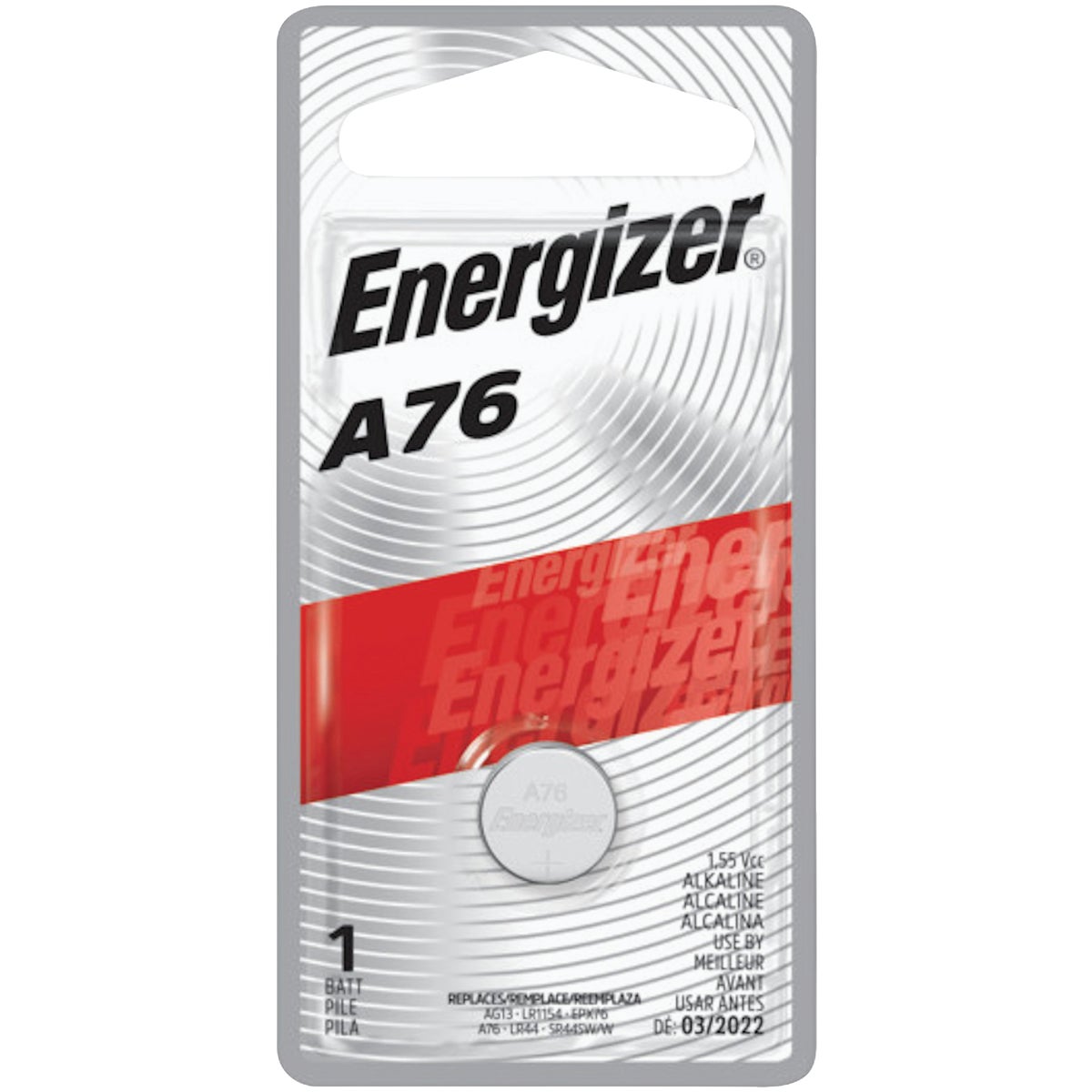 Energizer A76 Alkaline Button Battery