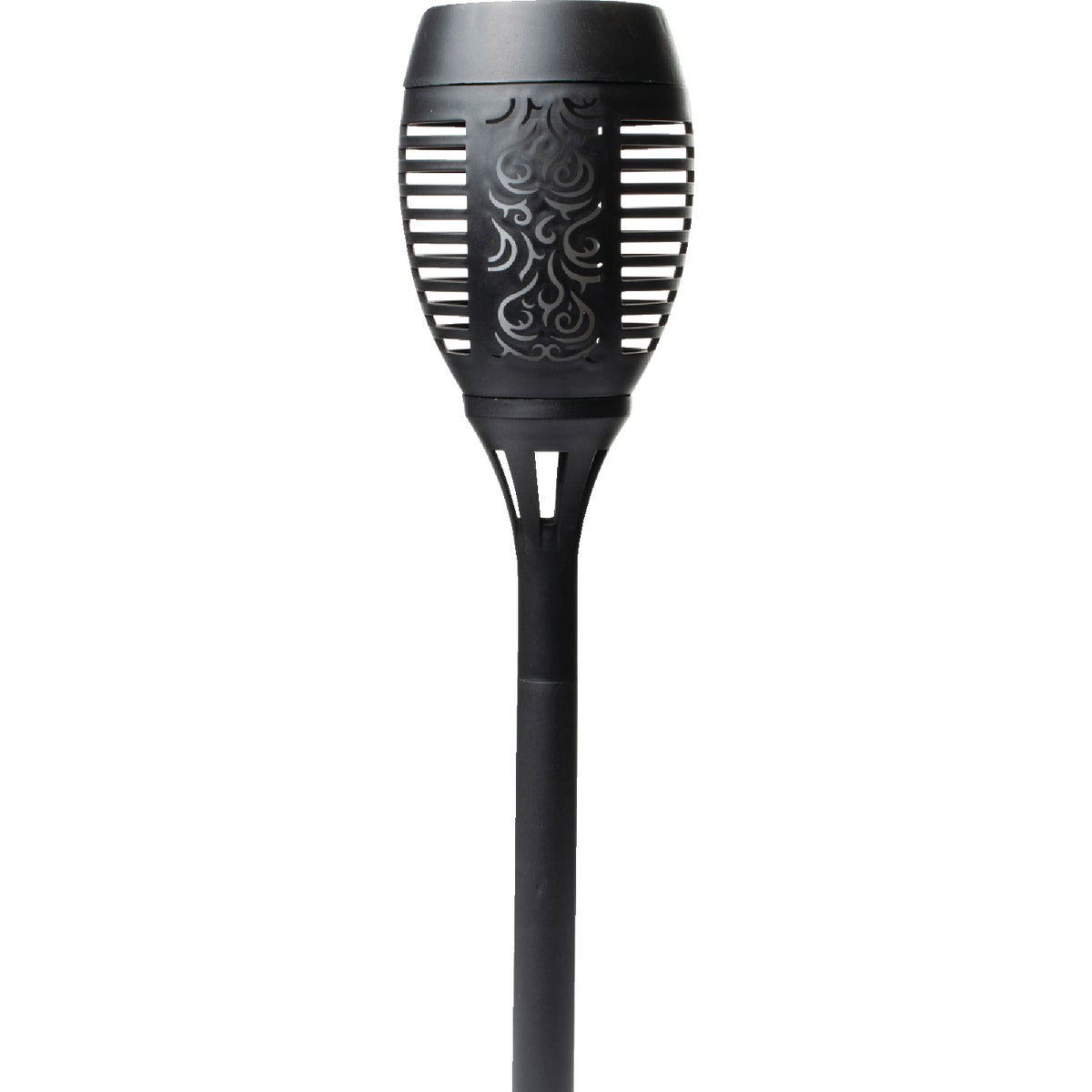 Moonrays Plastic 19-1/2 In. H. Solar Flame Stake Light