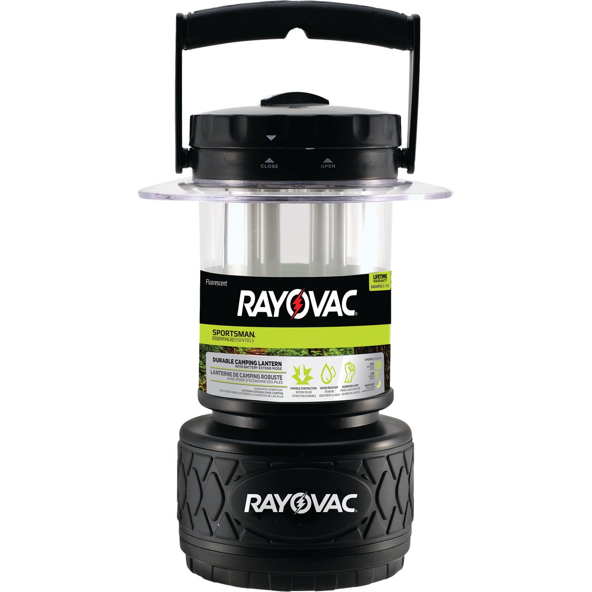 Rayovac Sportsman Fluorescent Black Battery Lantern