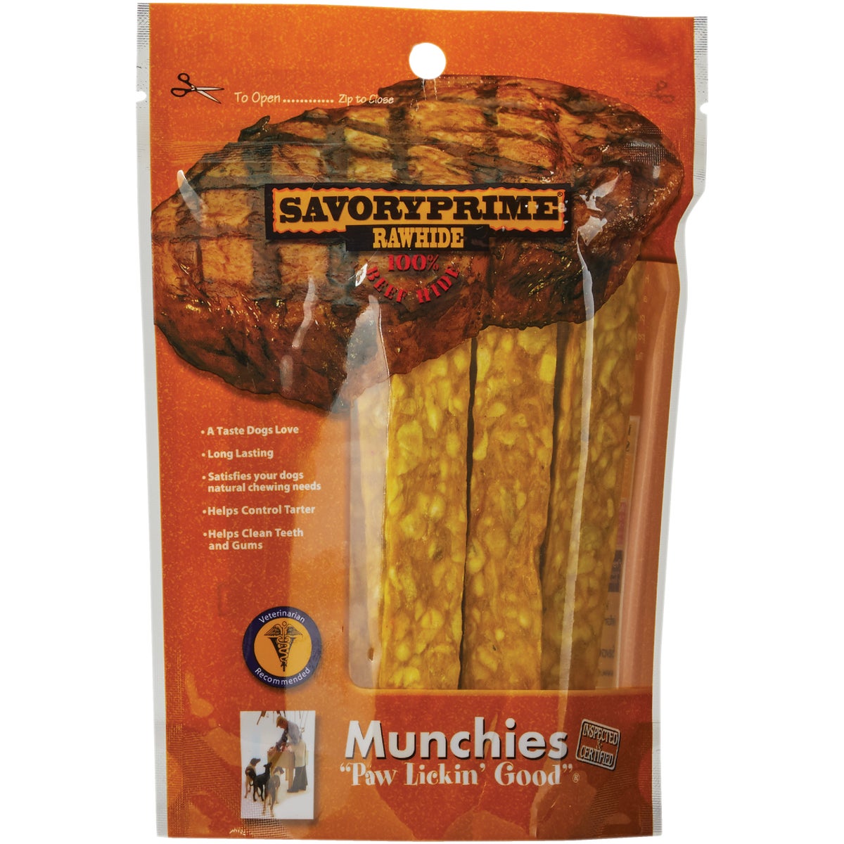 Savory Prime Chicken Strips 5 In. Rawhide Chew, (12-Pack)