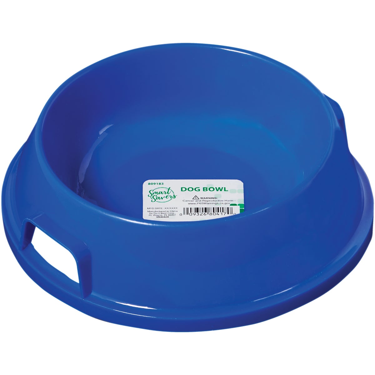 Smart Savers Plastic Round Medium Pet Food Bowl