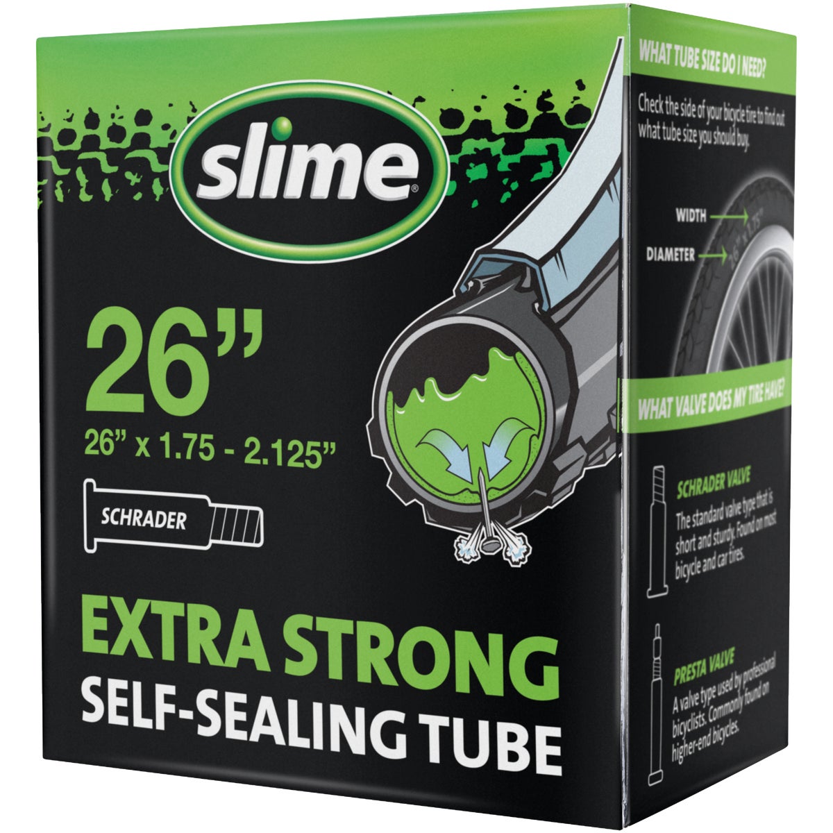 26X1.75-2.125″ BIKE TUBE