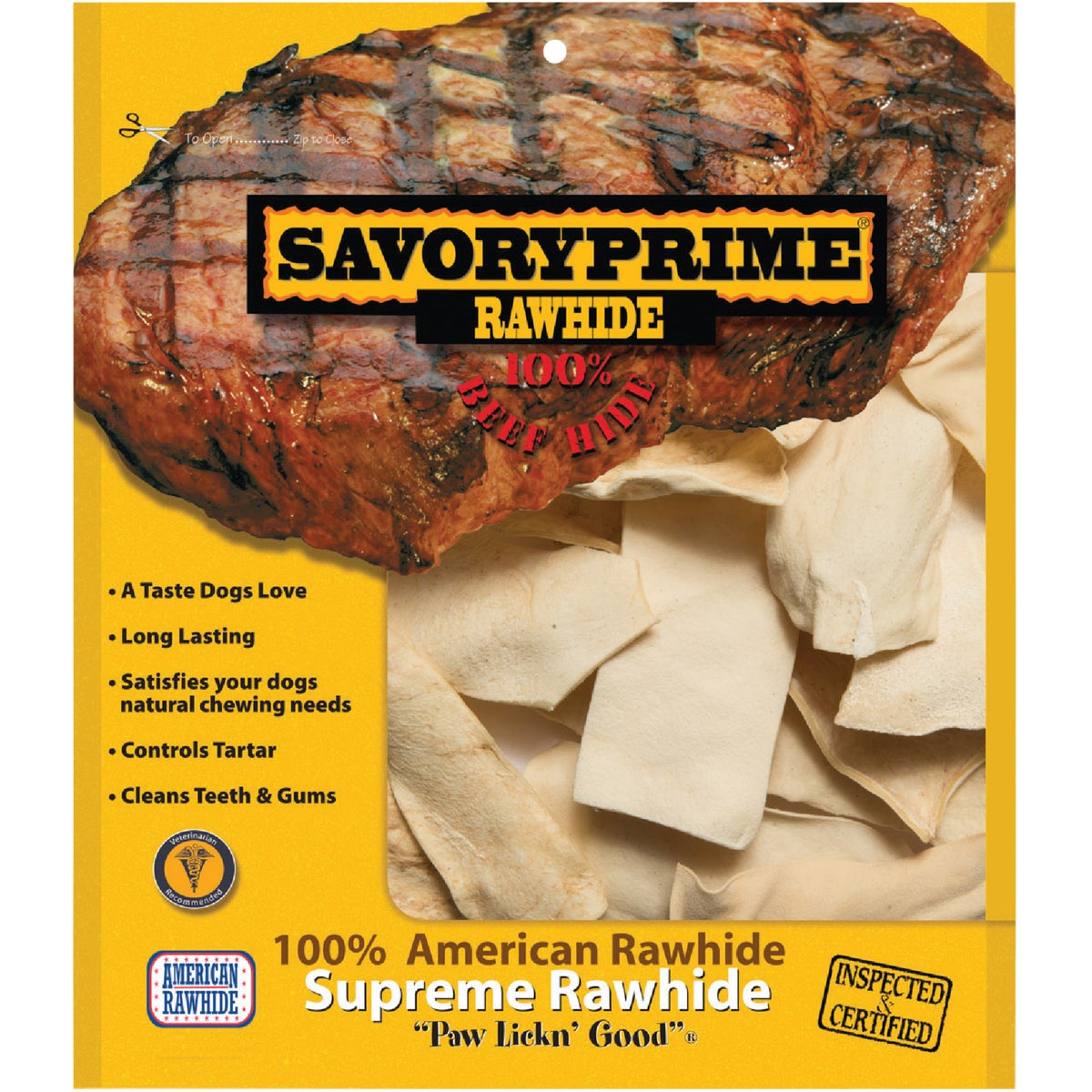 Savory Prime 1 Lb. Rawhide Chips