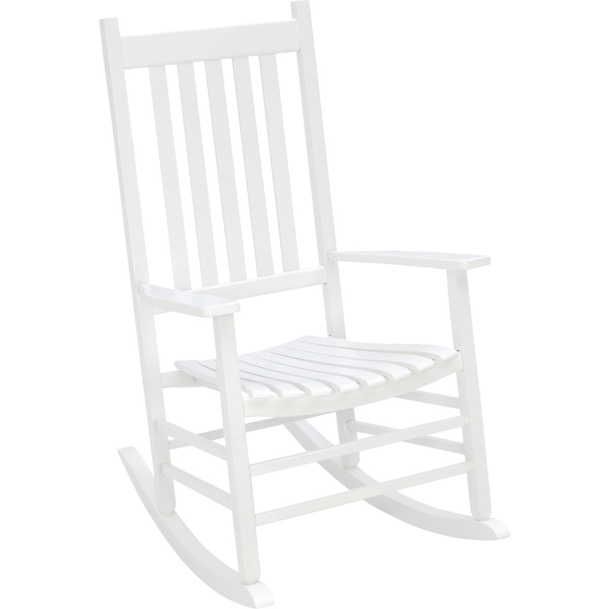 Jackpost White Wood Mission Rocking Chair
