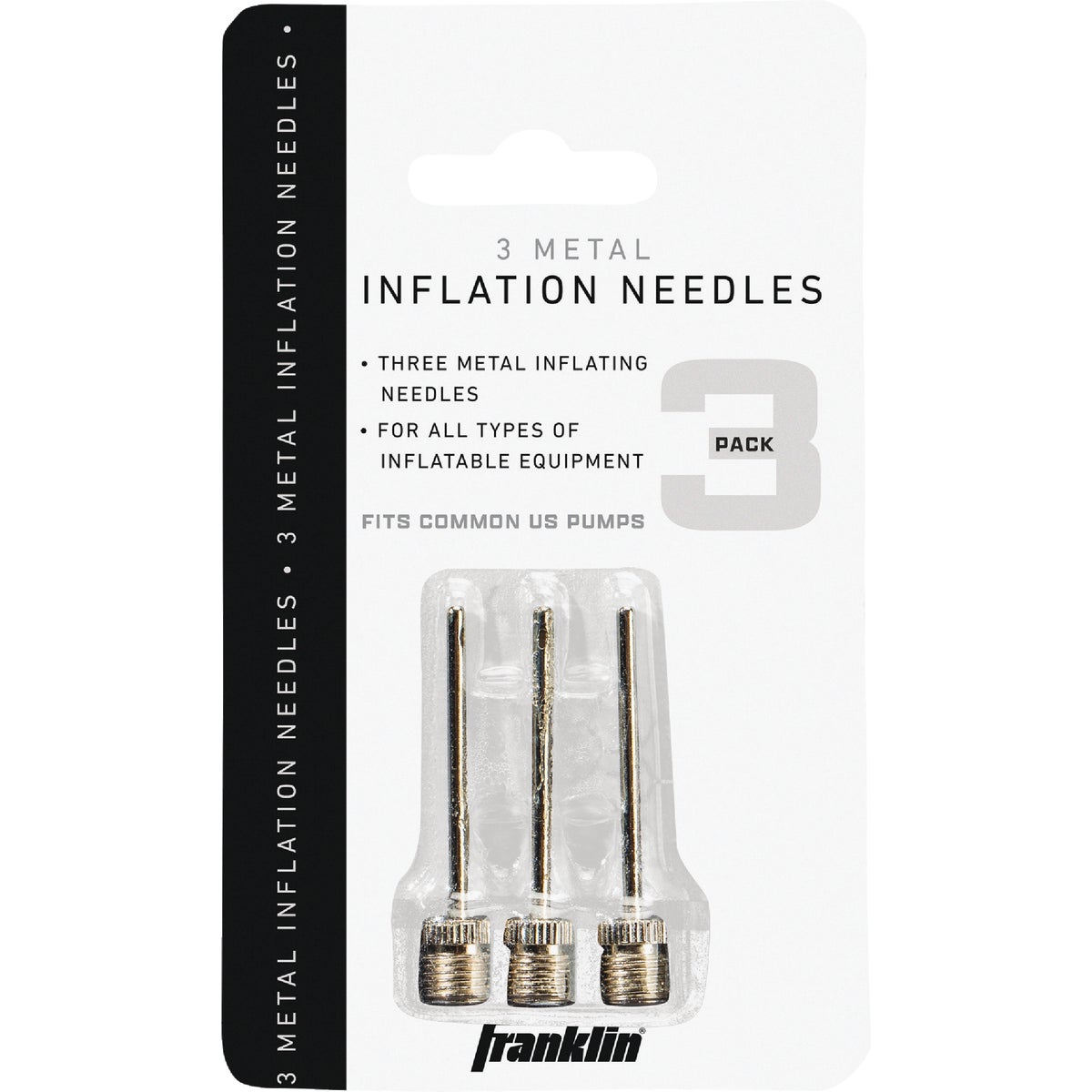 Franklin Standard Metal Inflating Needles (3-Pack)