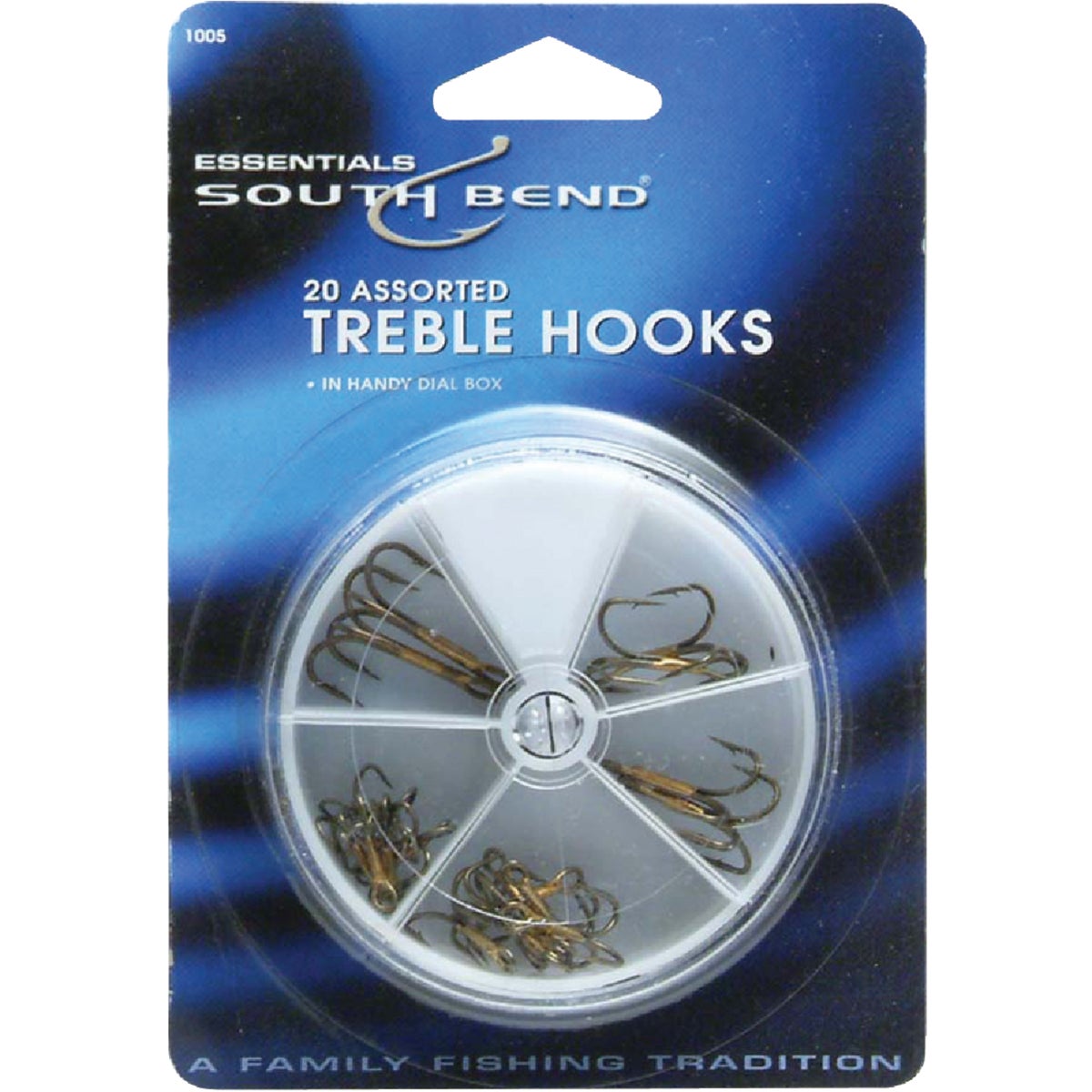 ASST TREBLE HOOKS