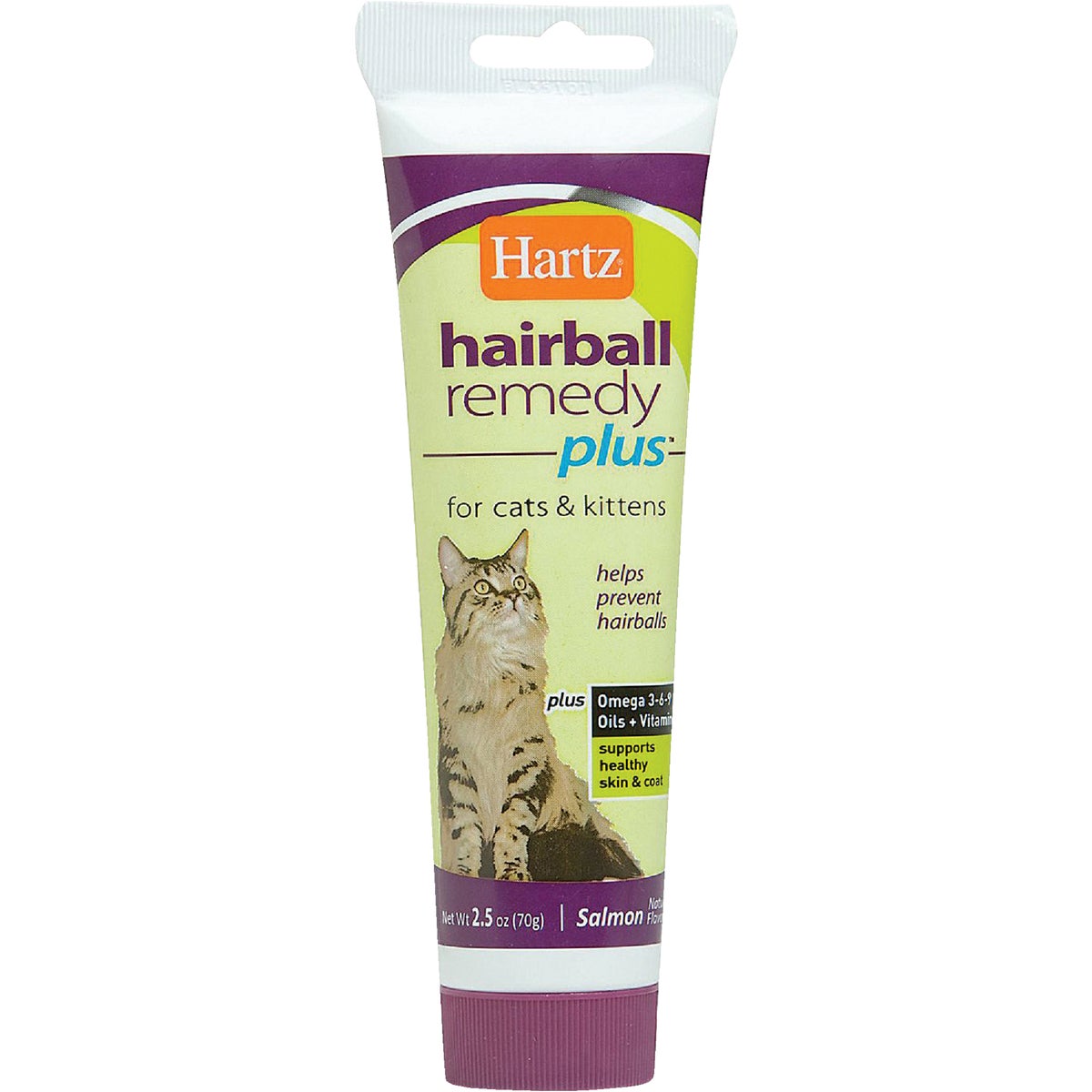 Hartz Hairball Eliminator Remedy Plus 3 Oz. Salmon Flavor Paste For Cats & Kittens