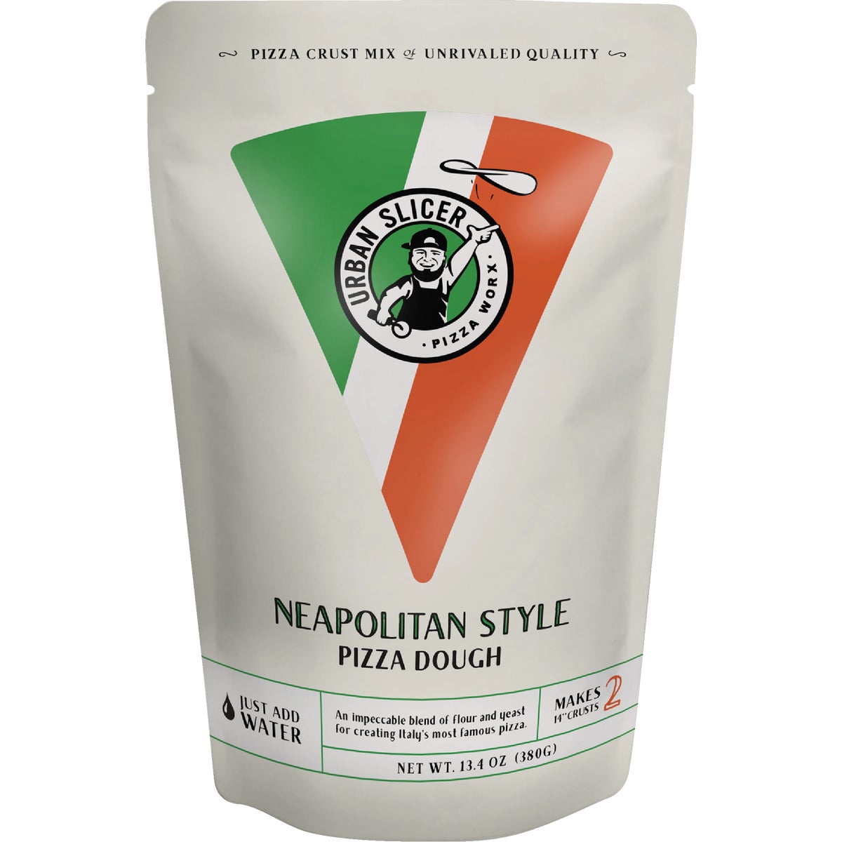 Urban Slicer Pizza Worx 13.4 Oz. Neapolitan Style Pizza Dough Mix