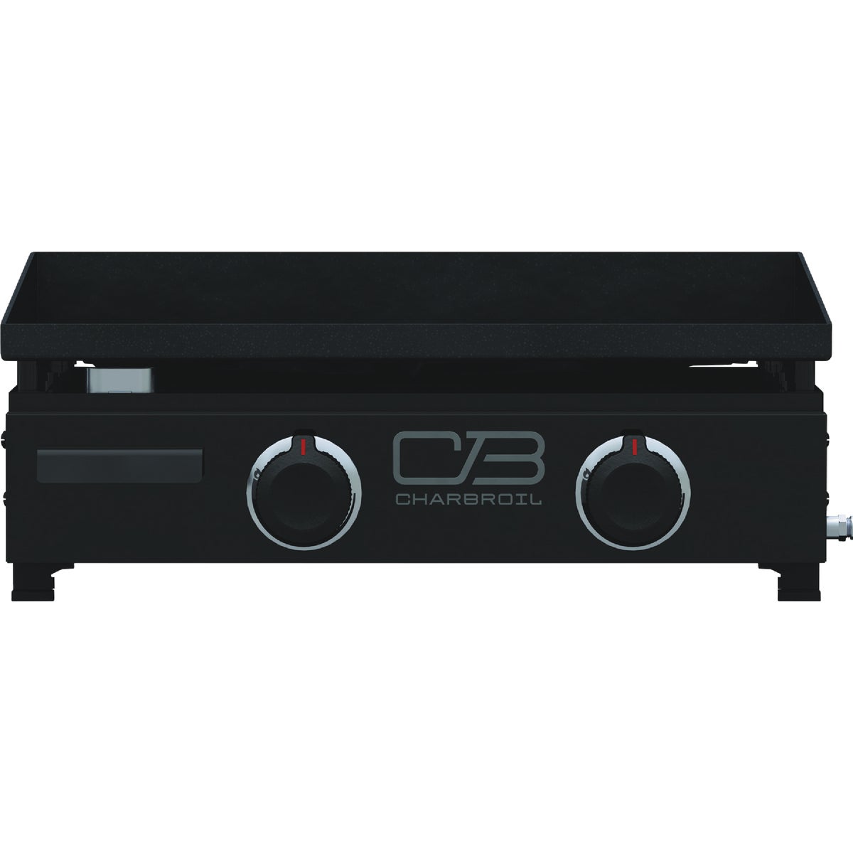 Char-Broil 22 In. Performance Series Portable Tabletop 2 Burner Propane Gas Griddle, Black