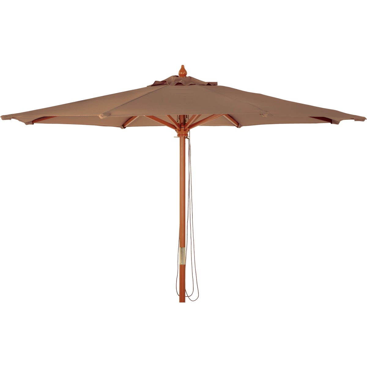 9′ MARKET BROWN UMBRELLA