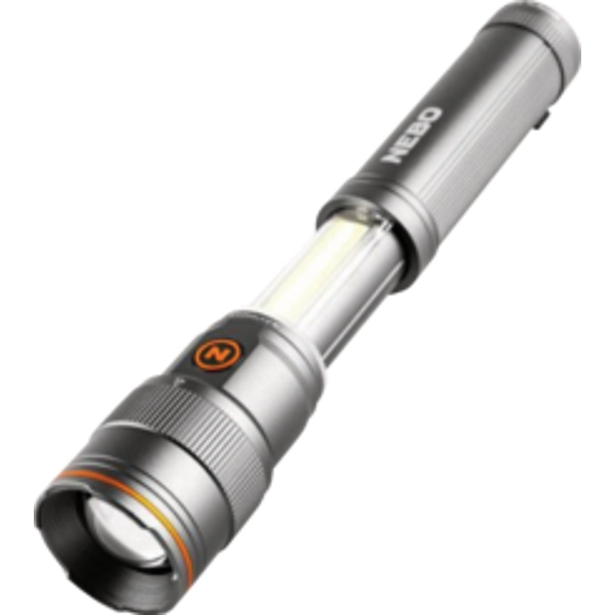 Nebo Franklin Slide LED Anodized Aluminum 500 Lm. Rechargeable Flashlight & Work Light