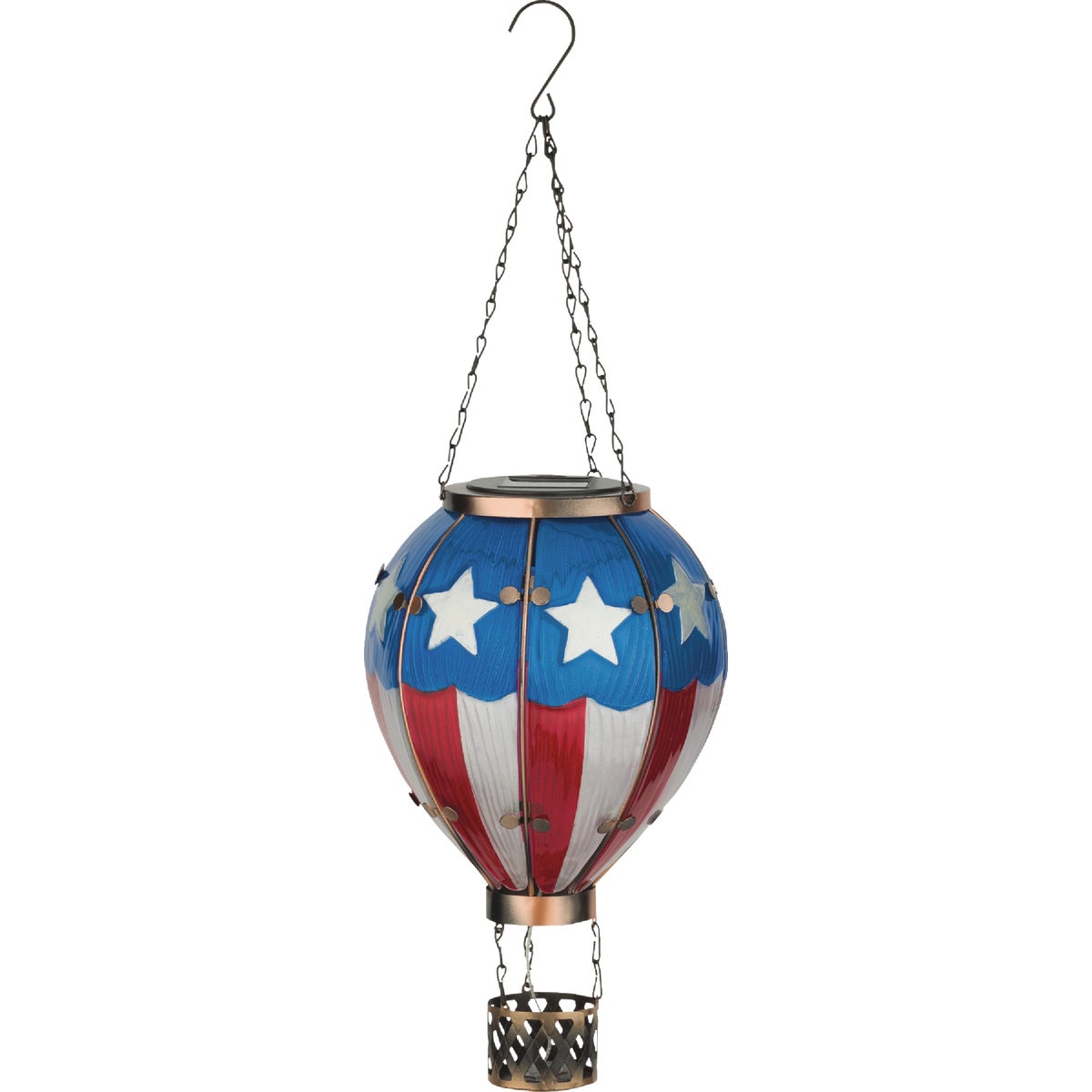 Regal Art & Gift Large Americana Hot Air Balloon Solar Lantern