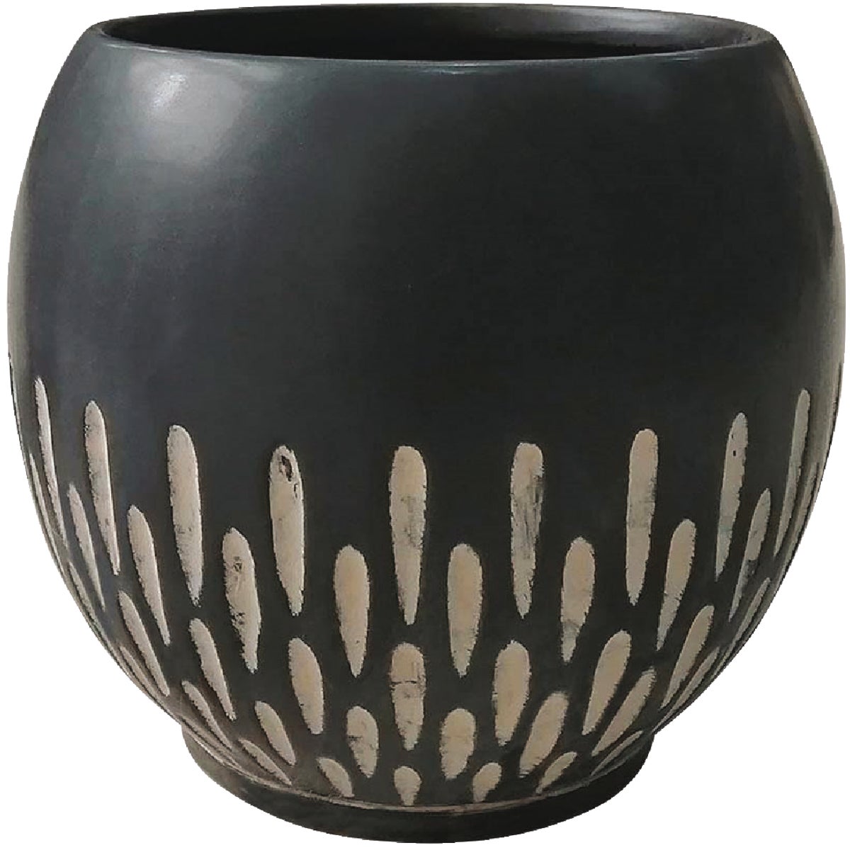 Southern Patio Ava 6 In. Ceramic Brown Planter