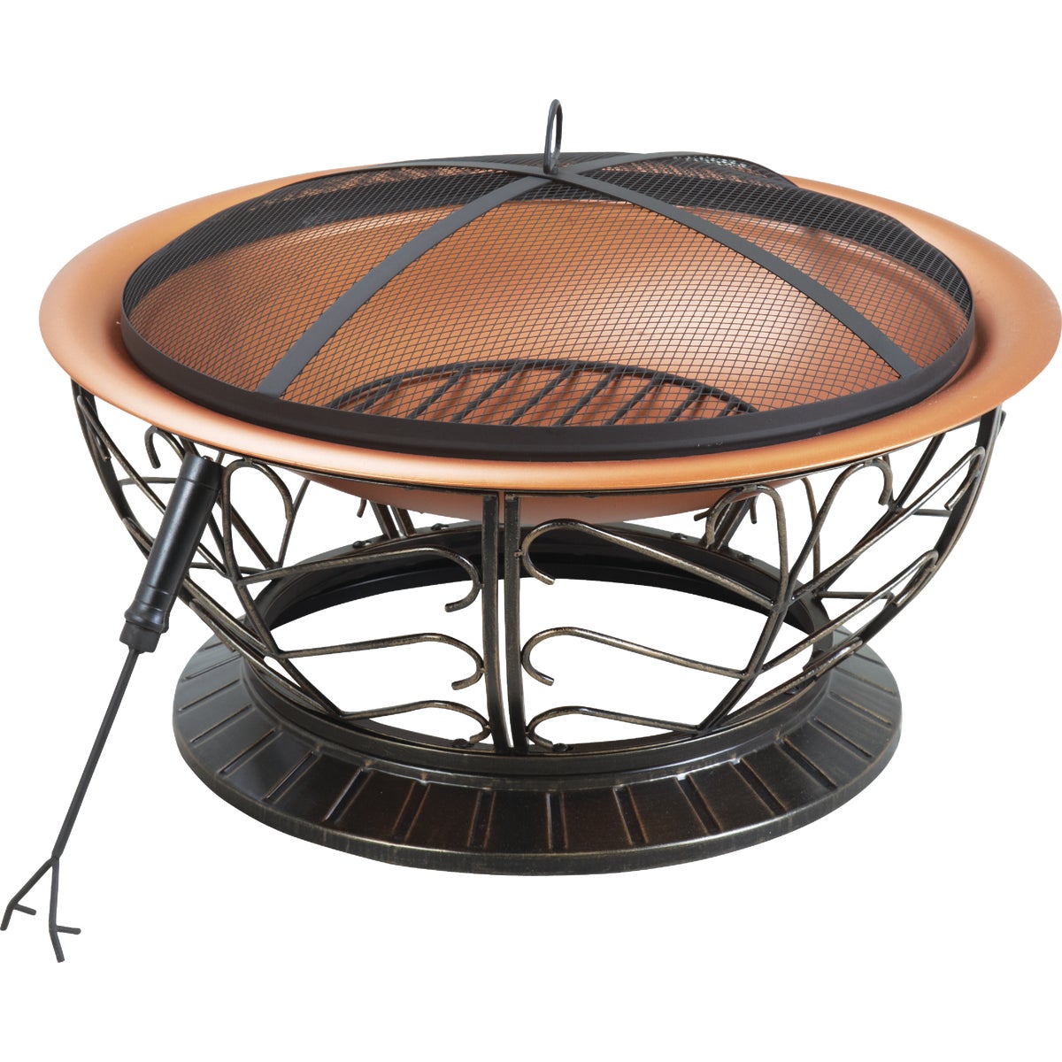 30″ STEEL COPPER FIREPIT