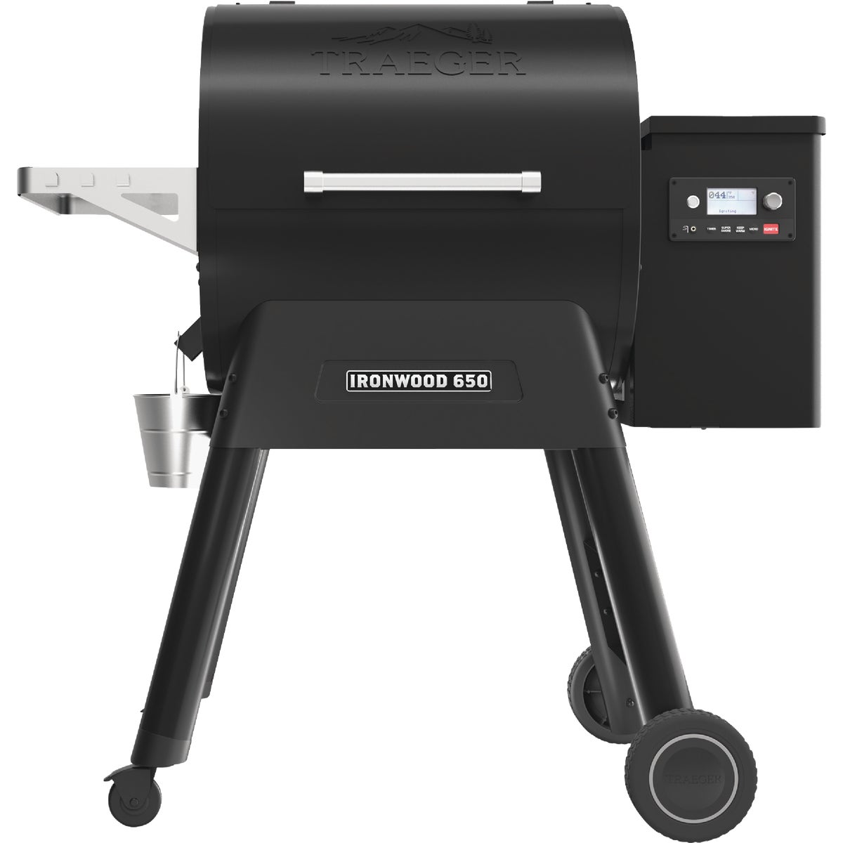 Traeger Ironwood 650 Black 22,000 BTU 650 Sq. In. Wood Pellet Grill with Pellet Sensor