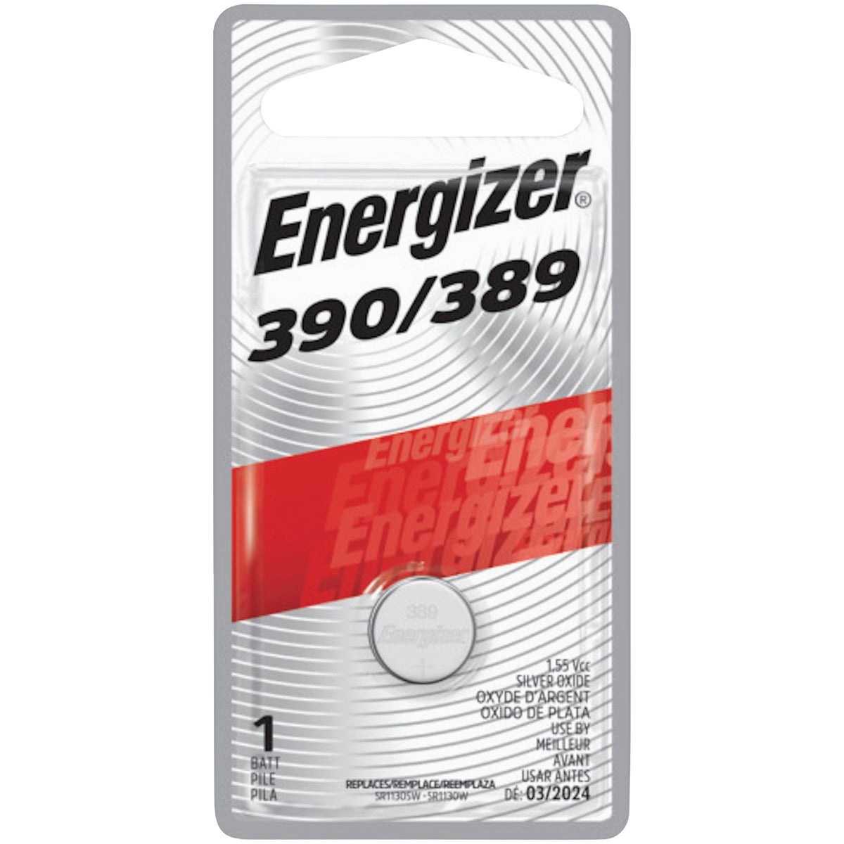 Energizer 389 Silver Oxide Button Cell Battery