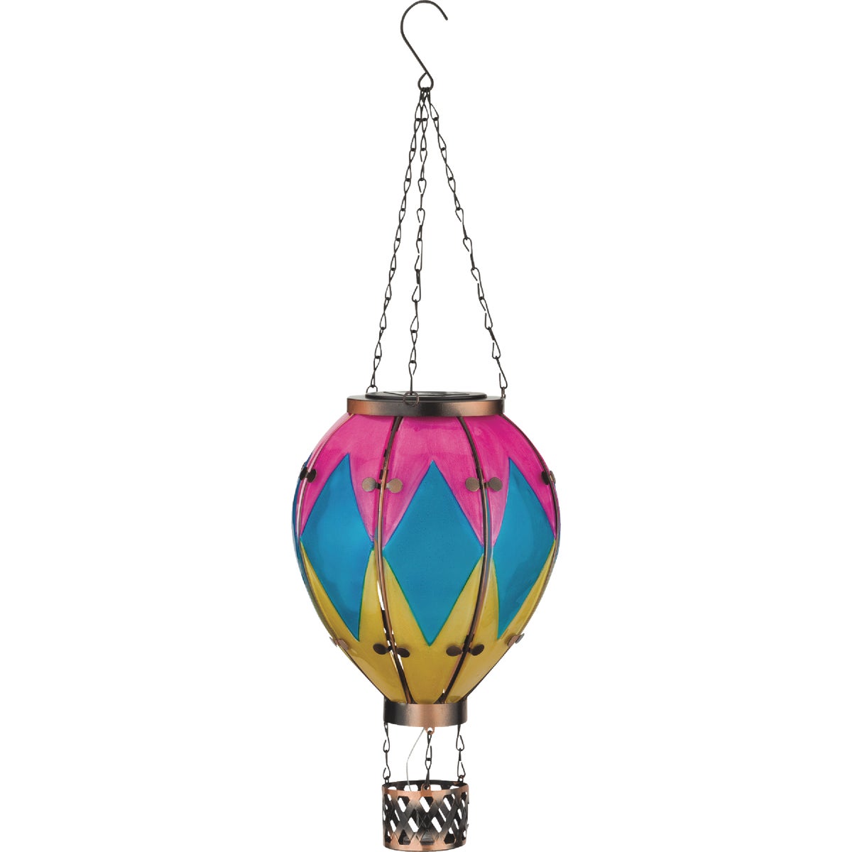 Regal Art & Gift Large Diamond Hot Air Balloon Solar Lantern