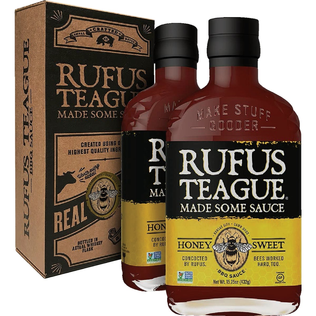 Rufus Teague Honey Sweet 15.25 Oz. BBQ Sauce