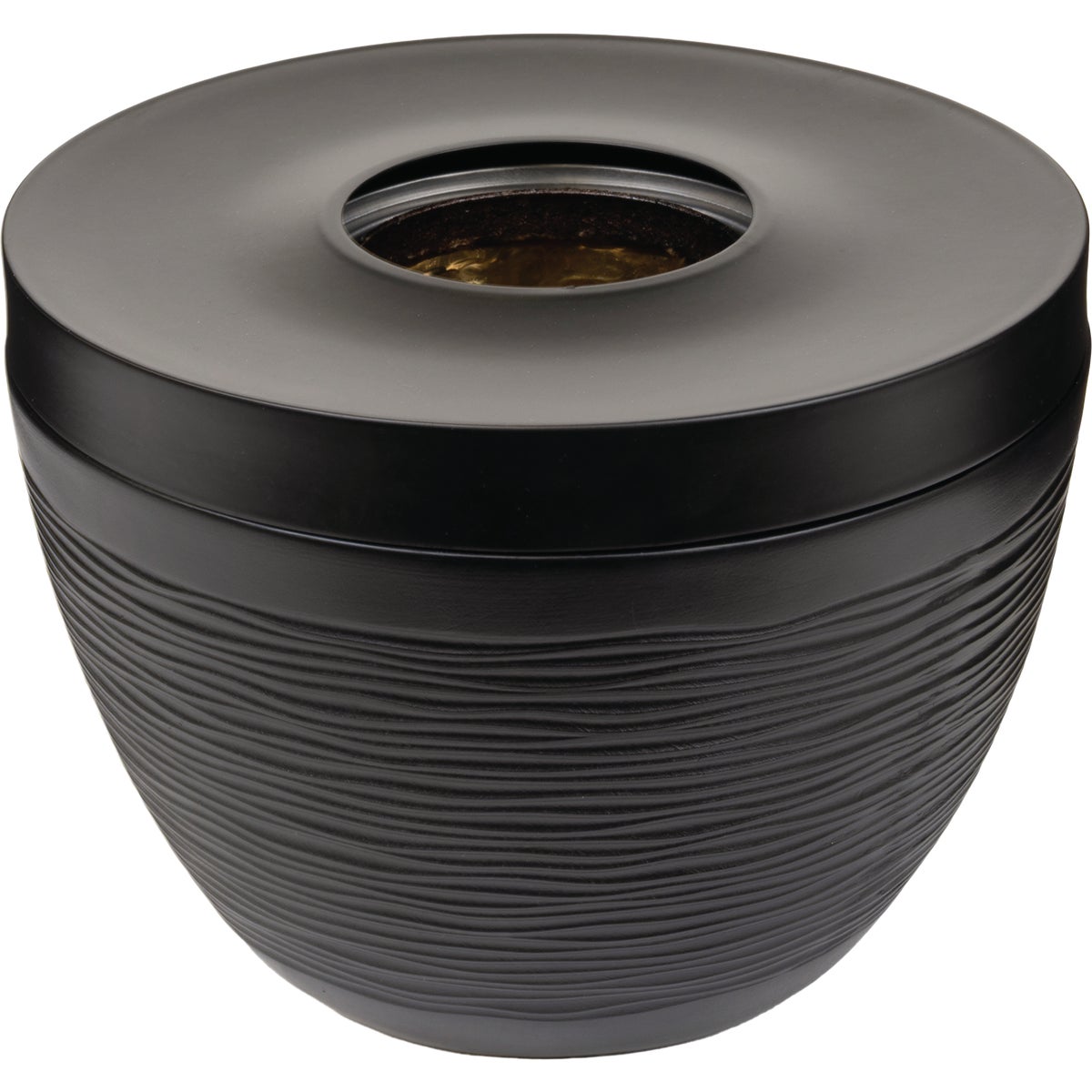 Sterno Small Onyx & Ivory with Black Lid Tabletop Fire Pit