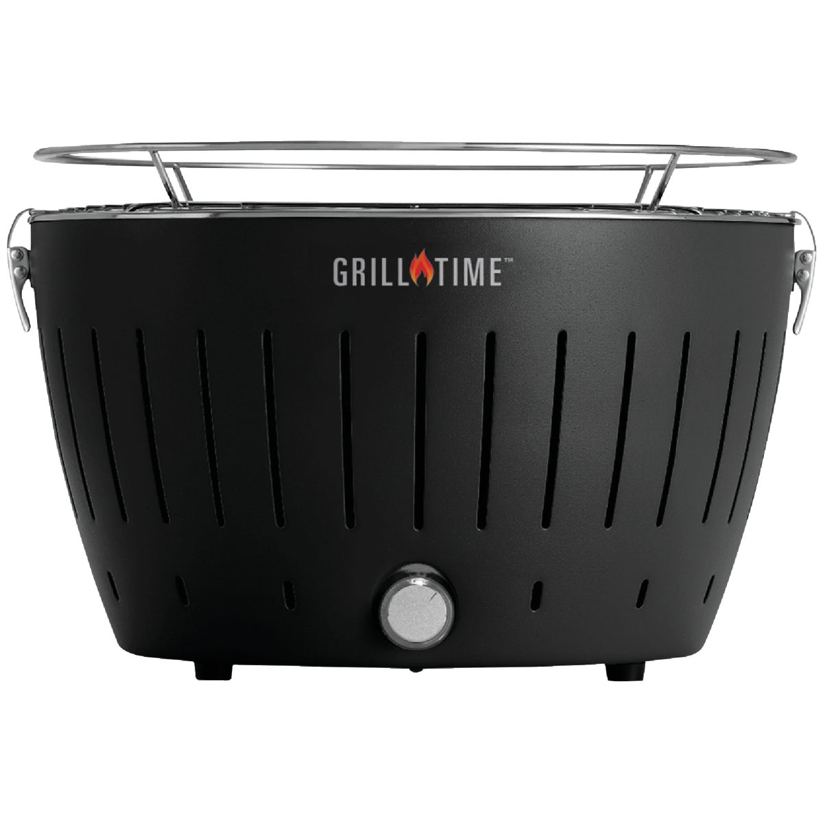 Grill Time Tailgater GT Gray 124 Sq. In. Charcoal Portable Grill