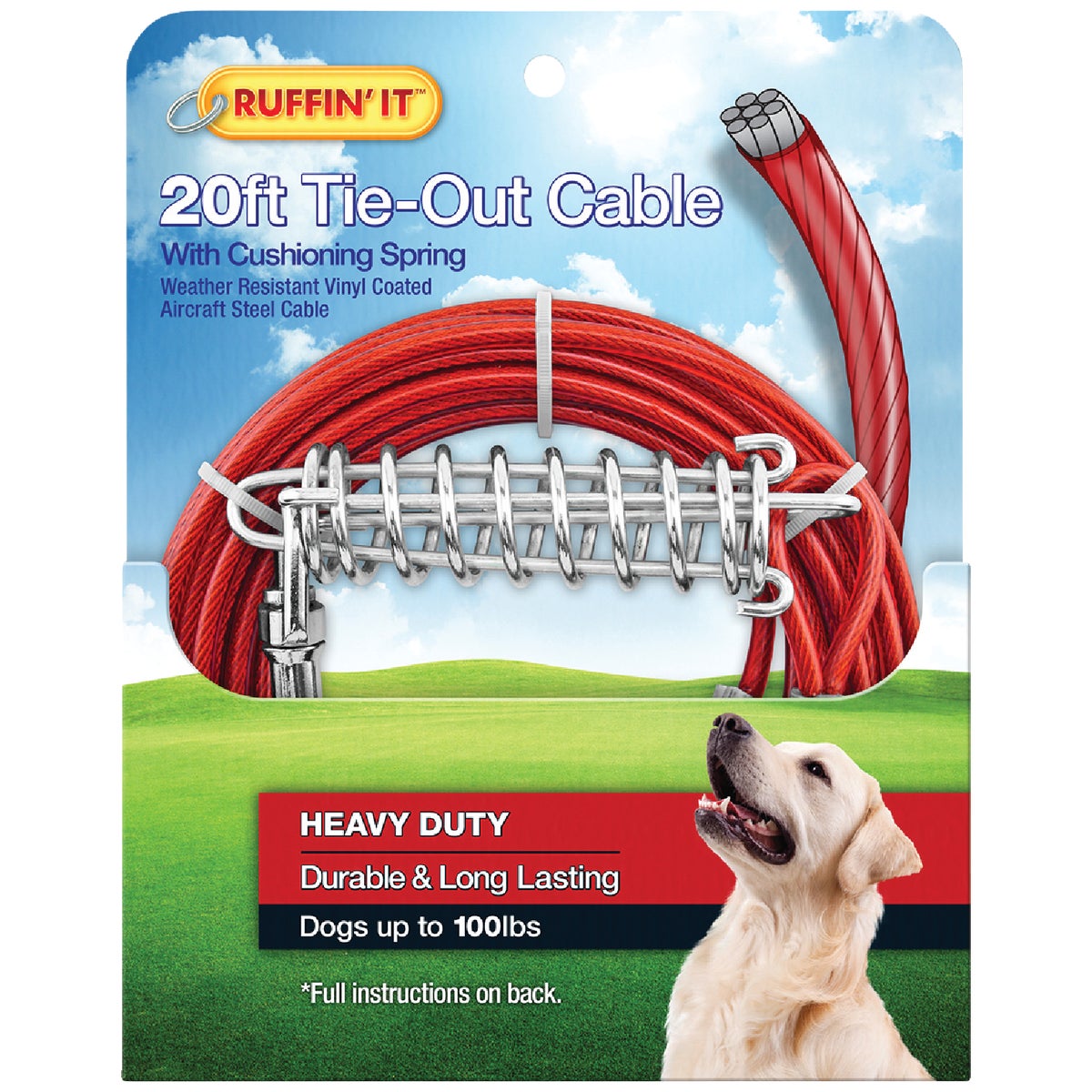 20′ TIE-OUT CABLE