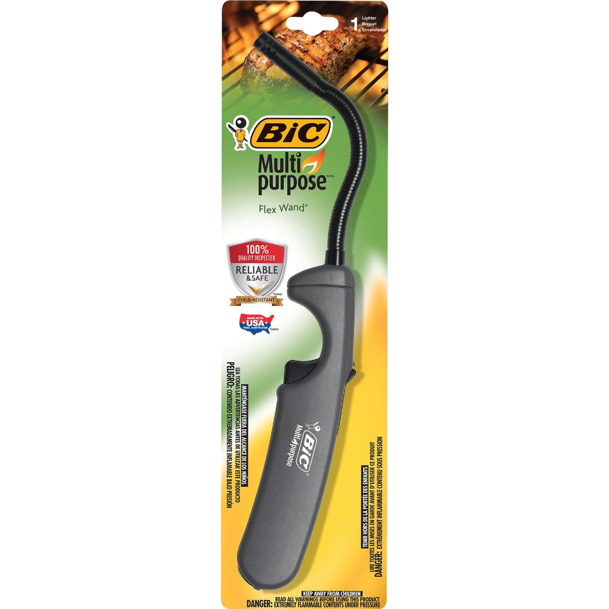 BIC Nonrefillable Flexible Stem Utility Butane Lighter