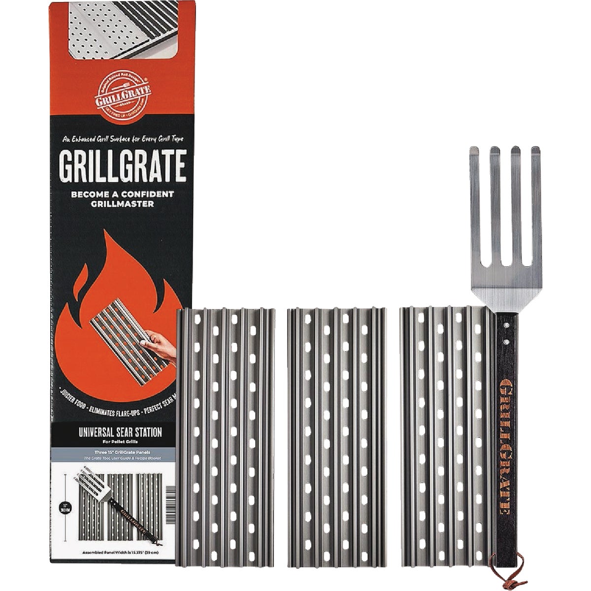 GrillGrate The Sear Station 15 In. Pellet Grill Grate