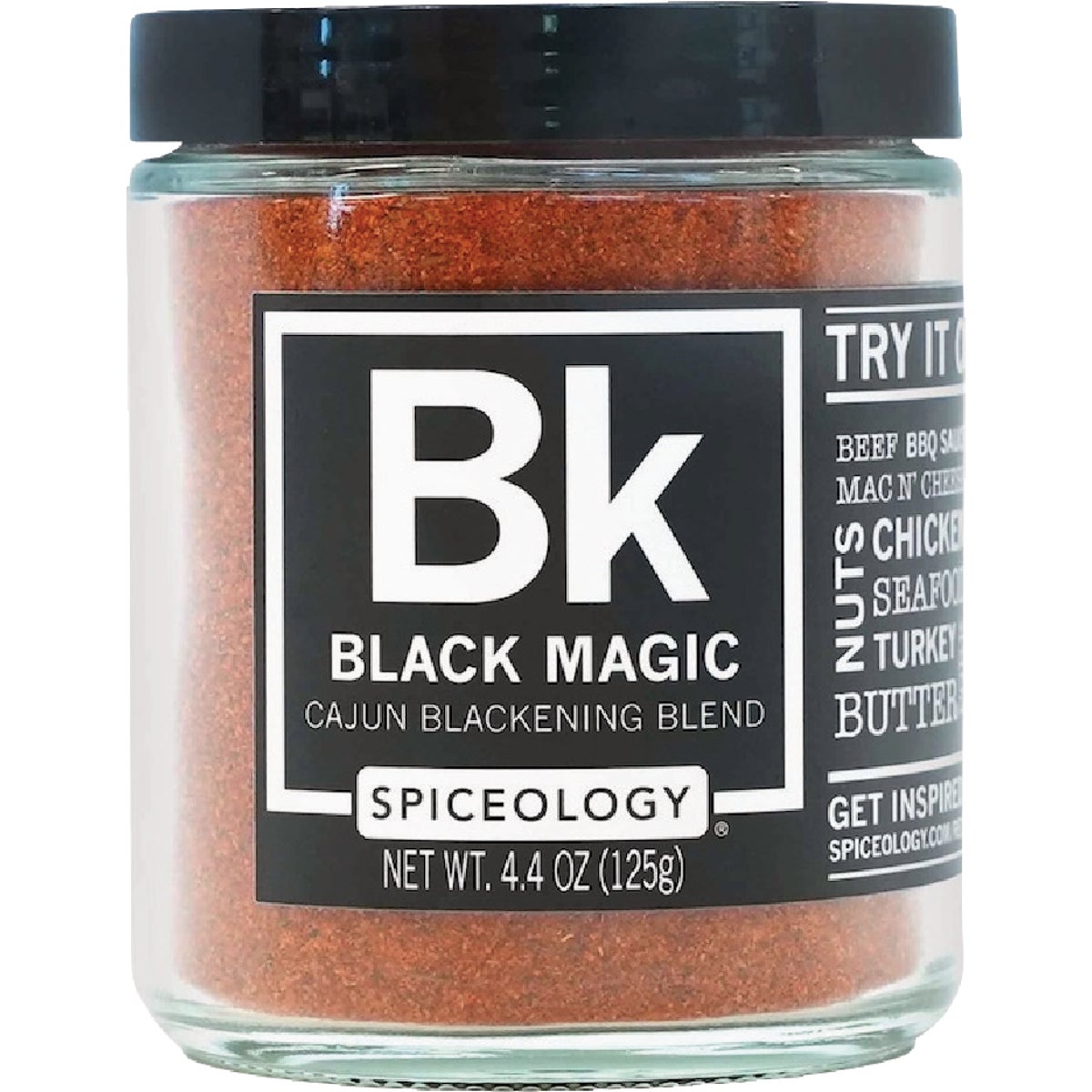 Spiceology Black Magic 4.4 Oz. Cajun Blackening Blend Rub