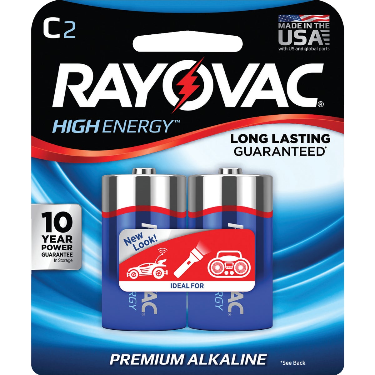 Rayovac High Energy C Alkaline Battery (2-Pack)